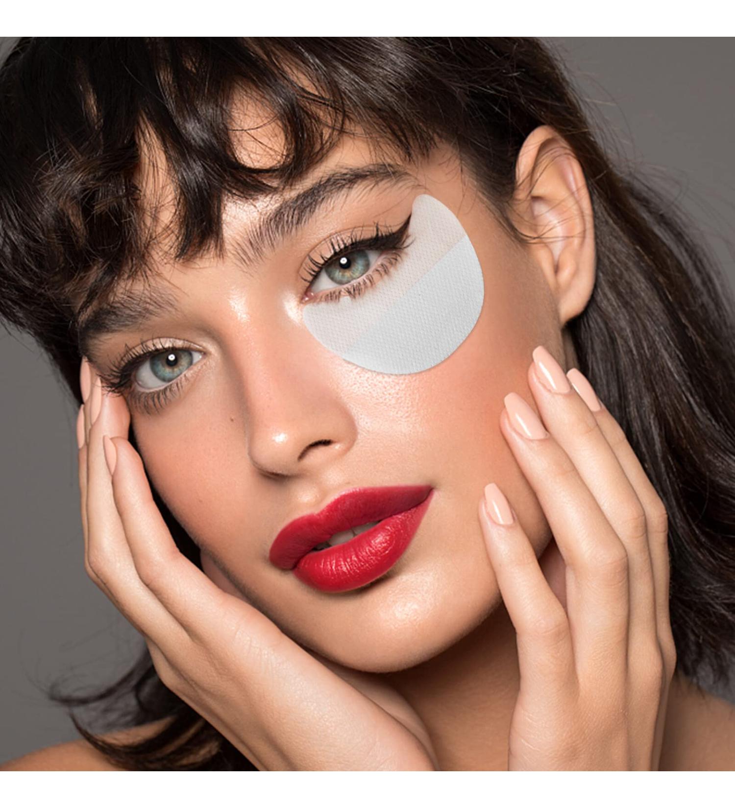 Lot de 100 tampons jetables pour fard paupi res fard paupi res protection pour les yeux les l vres outil d'application de maquillage patchs de maquillage pour eyeliner - Buy Online on GoSupps.com