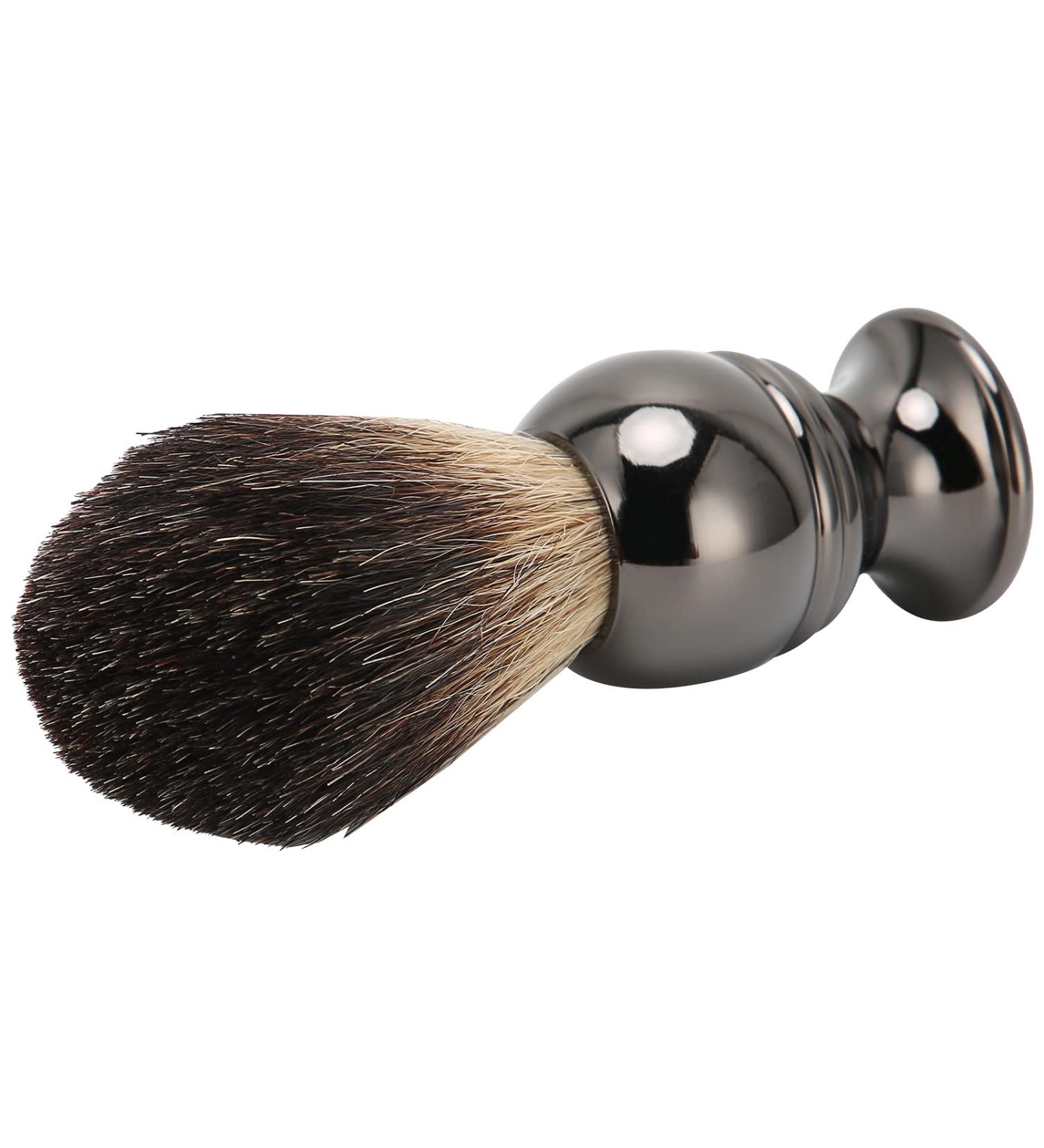 Premium Stainless Steel Shaving Brush for Home Salon & Travel - Best Shaving Tool - Buy Online on GoSupps.com