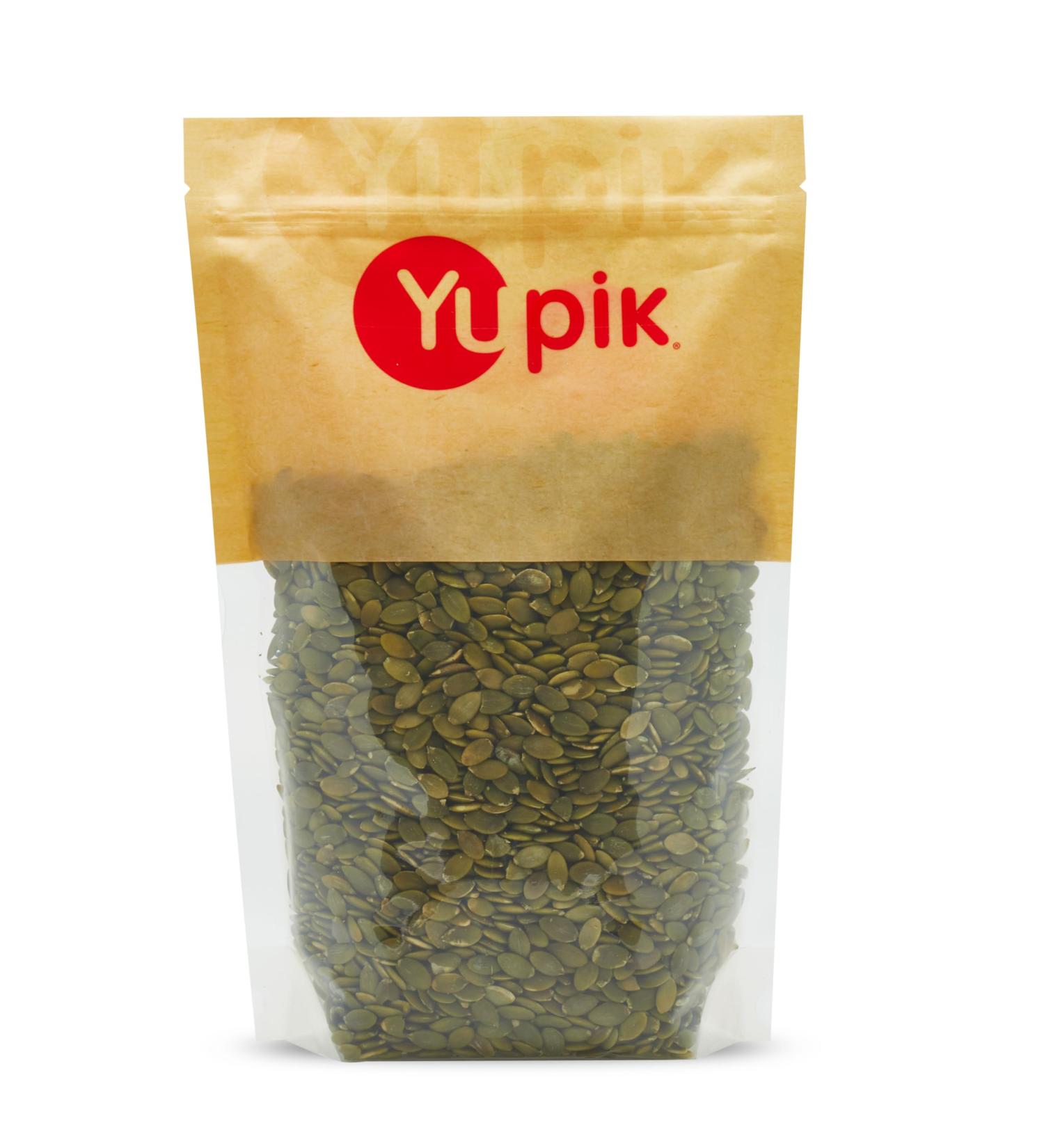 Yupik Raw Pumpkin Seeds No Shell 450 g 6 Count GMO-Free Gluten-Free Kosher Shelled Pepitas Salt-Free Oil-Free Plant-Based Protein Source of Fiber Healthy Snacks Ideal for Baking&Topping Raw Pumpkin Seeds Shelled Kernels 2.7 kg - Buy Online on GoSupps.com
