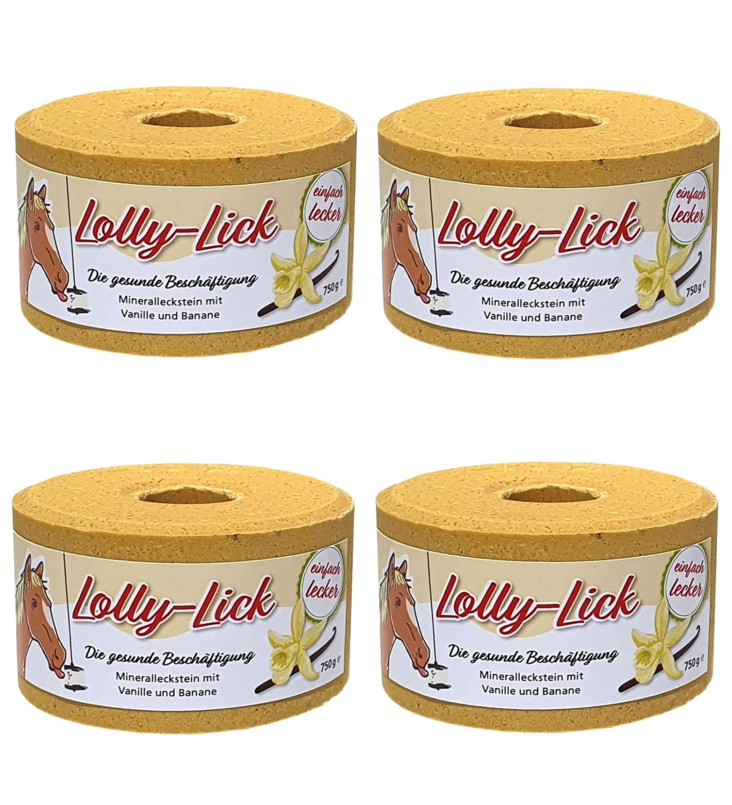 Buy Imima Lolly-Lick Vanilla Banana 4x750g - Delicious 3kg Pack | International Shipping Available - Buy Online on GoSupps.com