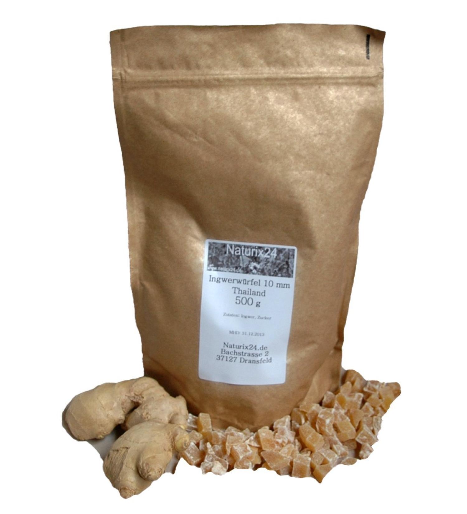 Naturix24 Naturix24 Pack of 10mm Ginger - 500g Bag