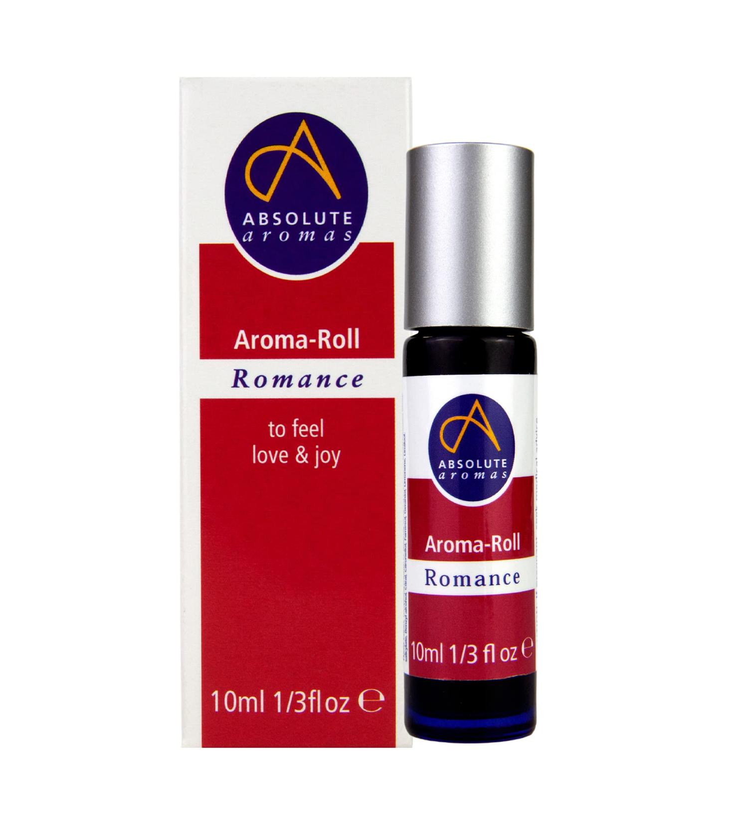 Absolute Aromas Romance Aroma-Roll Roller Ball - Contains 100% Pure Natural Cedarwood Rose Benzoin Essential Oil