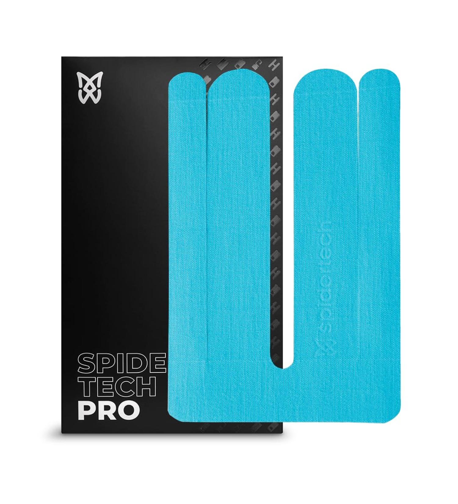 Spidertech Kinesiology Tape for Lower Back Pain Relief - Professional Pre-Cut Cotton - 4 Pack - Ideal for Athletes & Sports Therapists - Buy Online on GoSupps.com