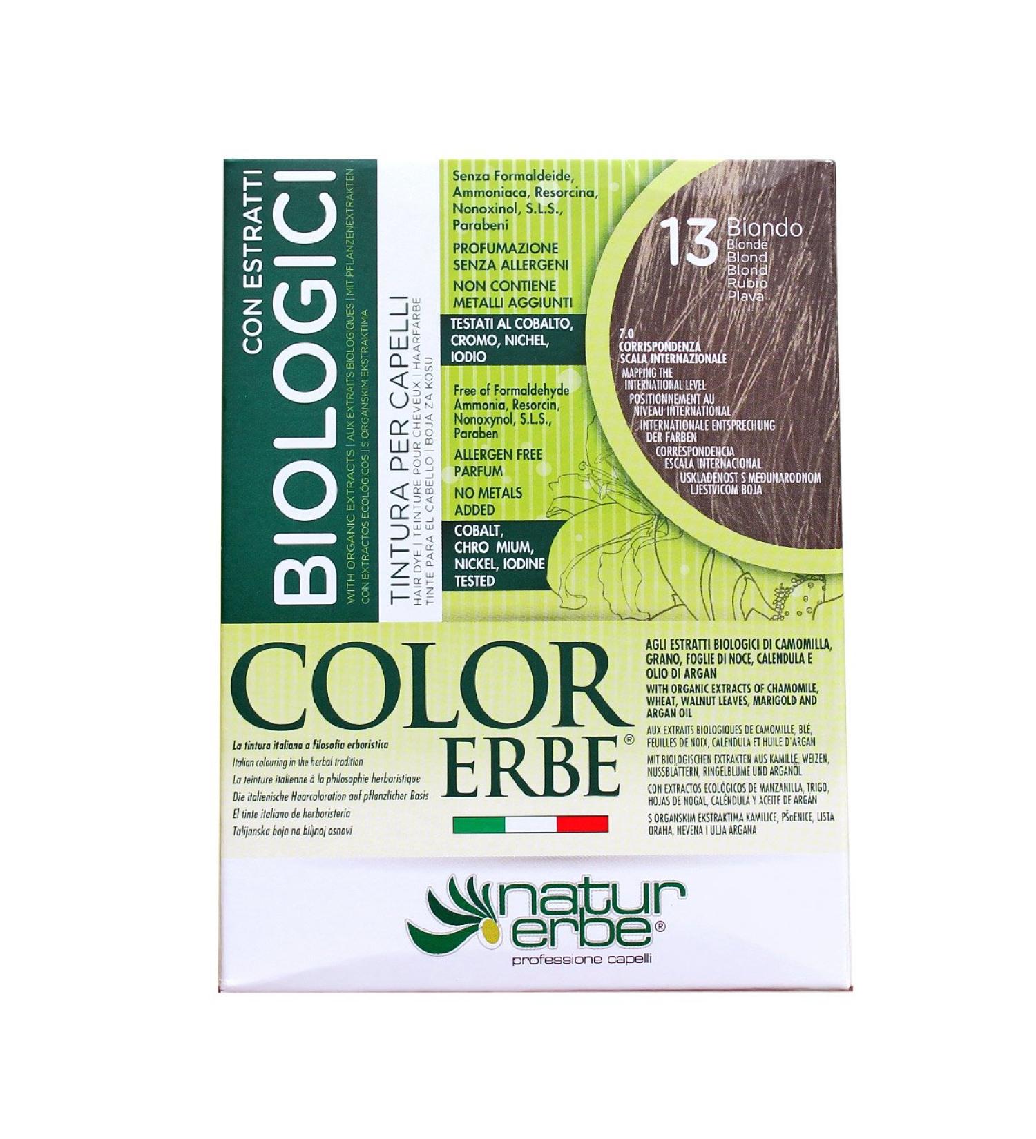 naturerbe Color Herb Extracts Bio Dyeing 13 Blonde - Buy Online on GoSupps.com