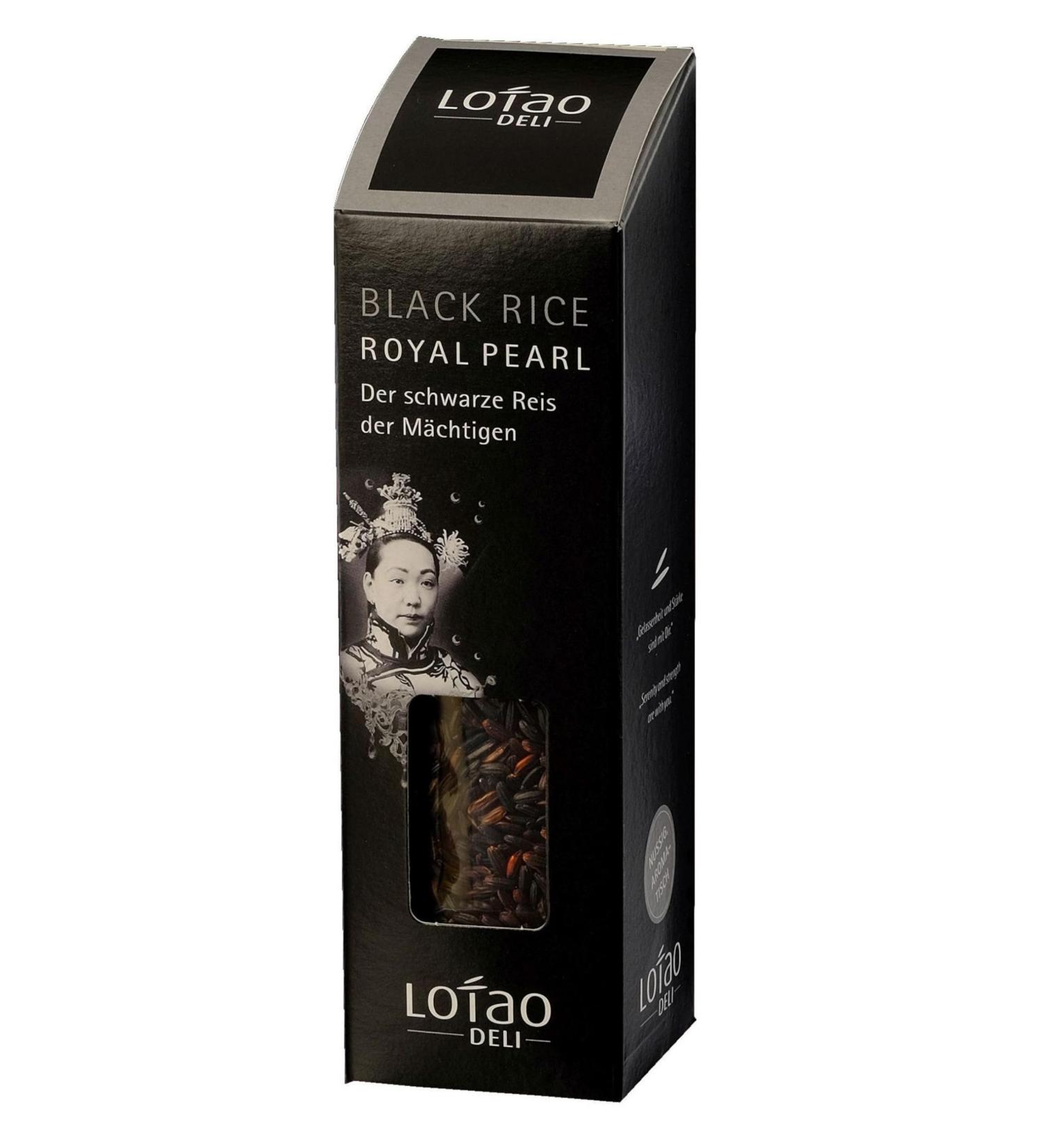 Buy Lotao Royal Pearl Black Rice 300g - Organic Whole Grain | High Quality Additive-Free Perfect for Asian Cuisine - Buy Online on GoSupps.com