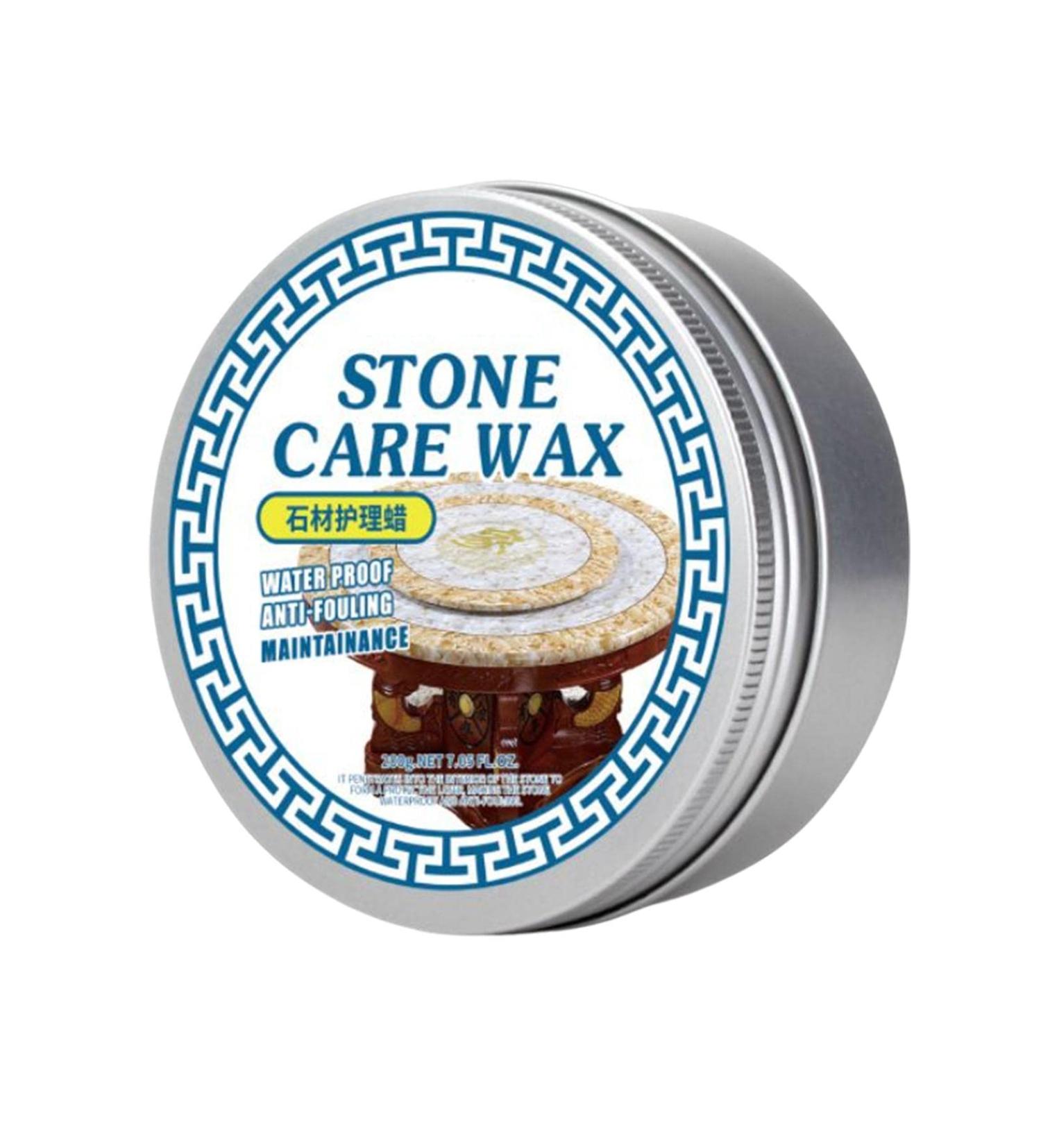 2 Stone Polishing Wax | 200g Protective Stone Polish | Stone Restoration Wax Suits for Marble Furniture Ceramic Tiles Stone Floor Stone Walls Stone Counter Dtt 2 Pcs Single Attribute - Buy Online on GoSupps.com