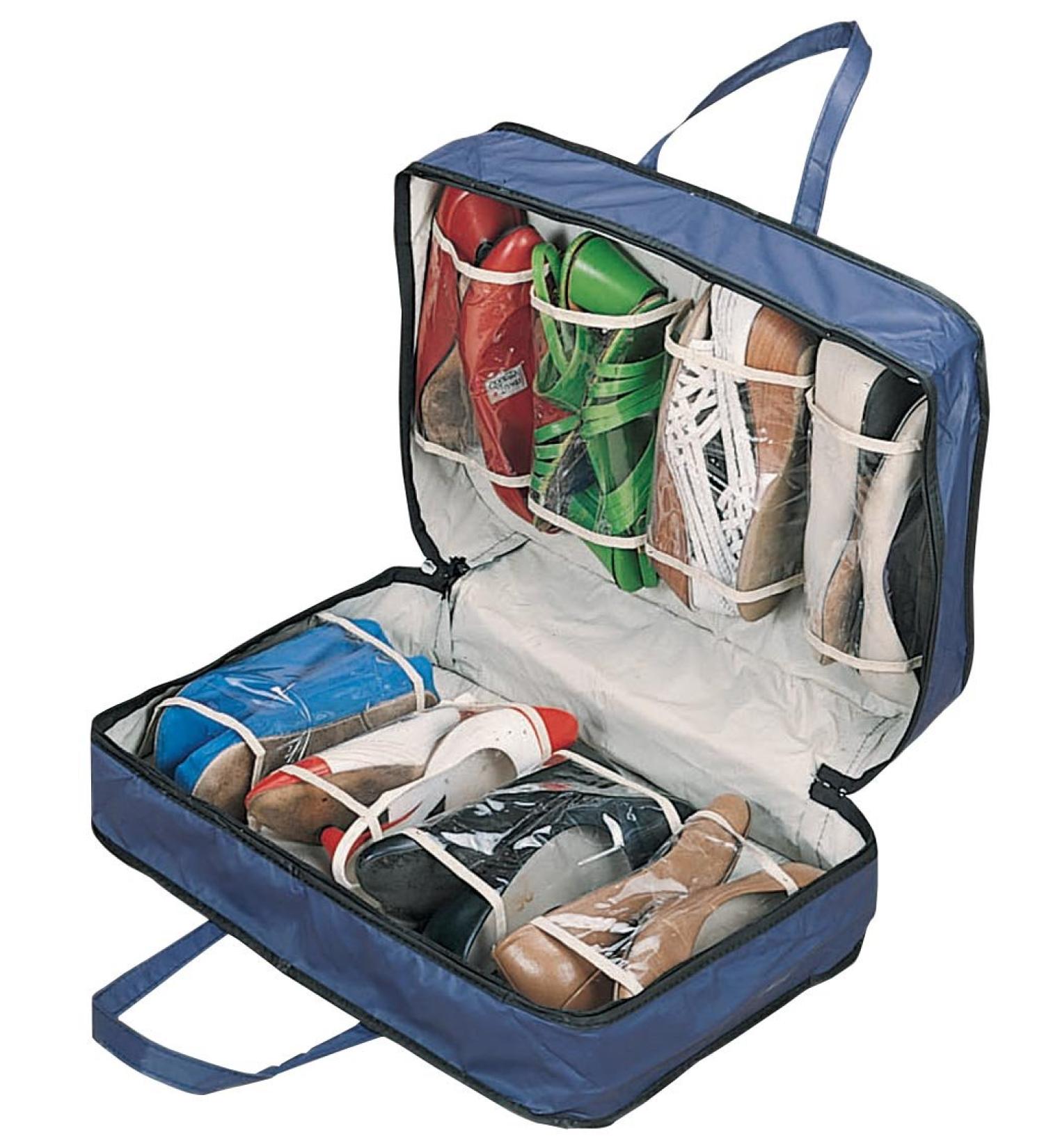 WalterDrake Shoe Storage Travel Bag, One Size Fits All, Blue