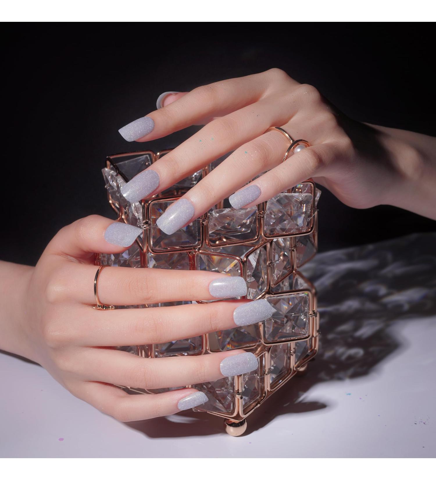 Danni & Toni Glistening Sea Gel Nail Polish Strips - 28 Salon-Quality Stickers - Buy Online on GoSupps.com
