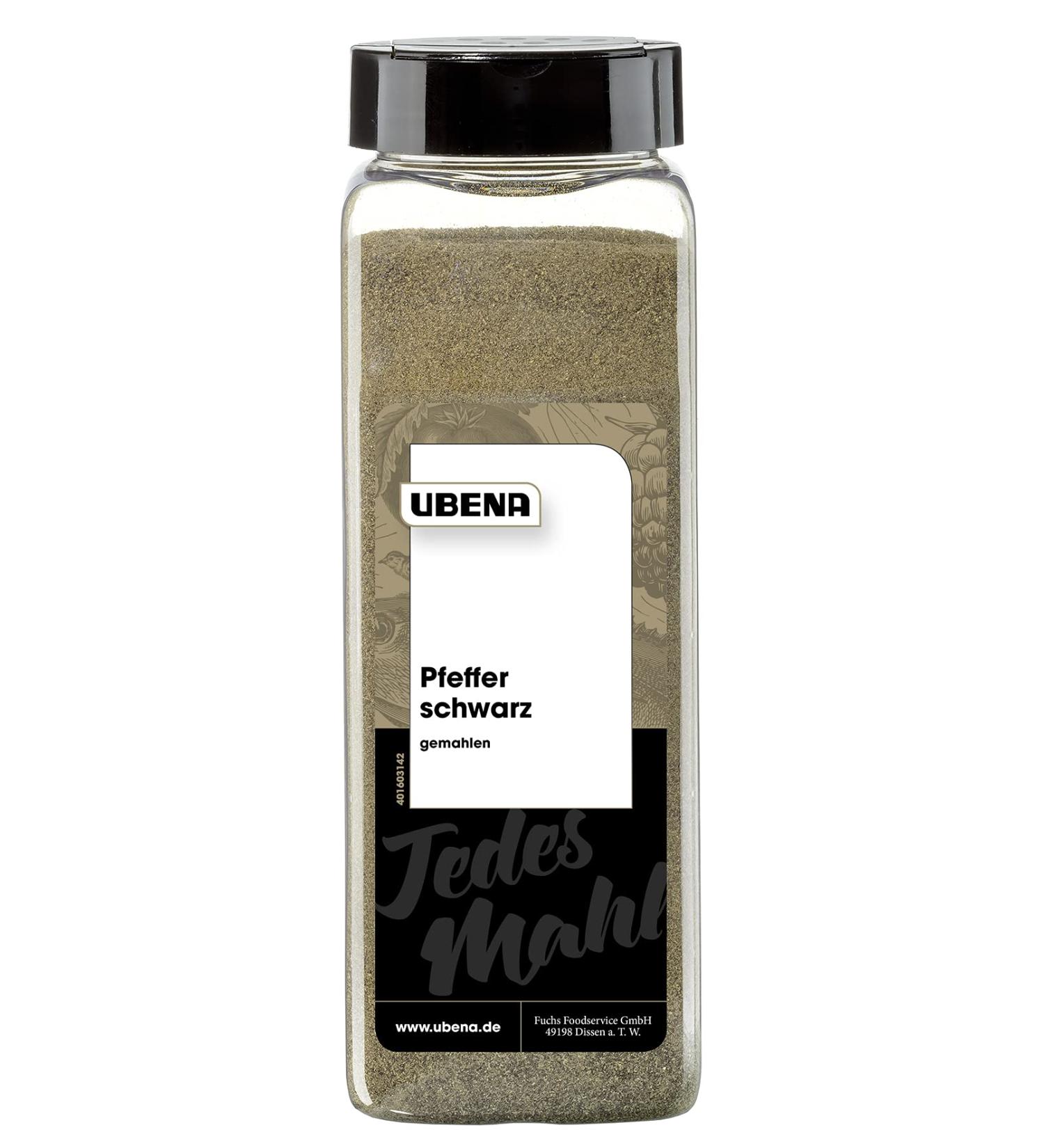 Buy Ubena Black Pepper Ground 600g | Premium Quality Seasoning - International Shipping Available - Buy Online on GoSupps.com