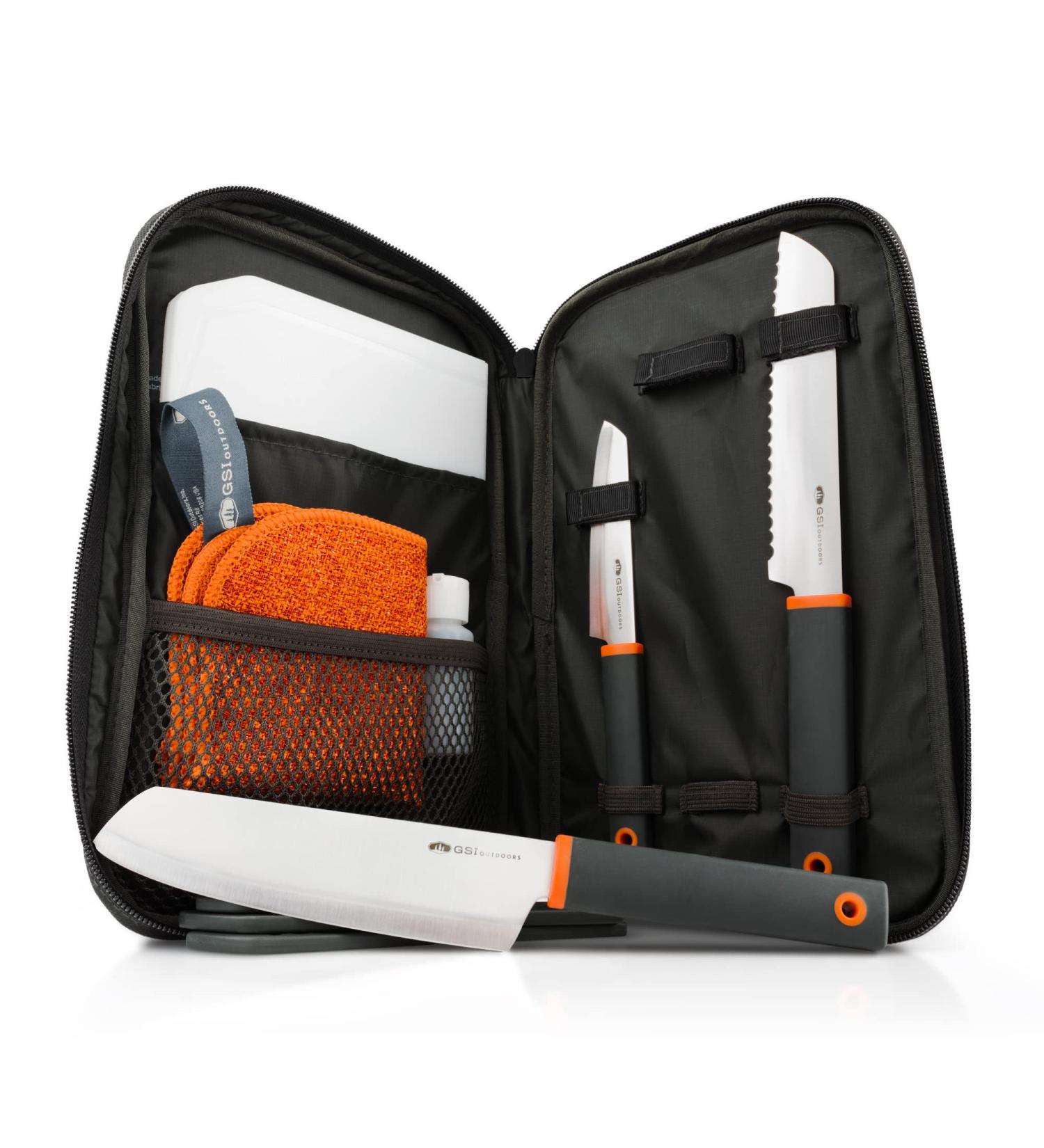GSI Outdoors Santoku Knife Set for Camping - Grey | Lightweight & Durable - Buy Online on GoSupps.com