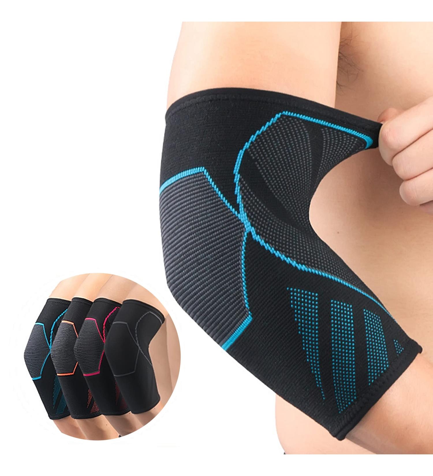 Tennis Elbow Braces for Tendonitis - VVRAIN20 Blue Small | Elbow Sleeve for Weightlifting | Shop Internationally - Buy Online on GoSupps.com