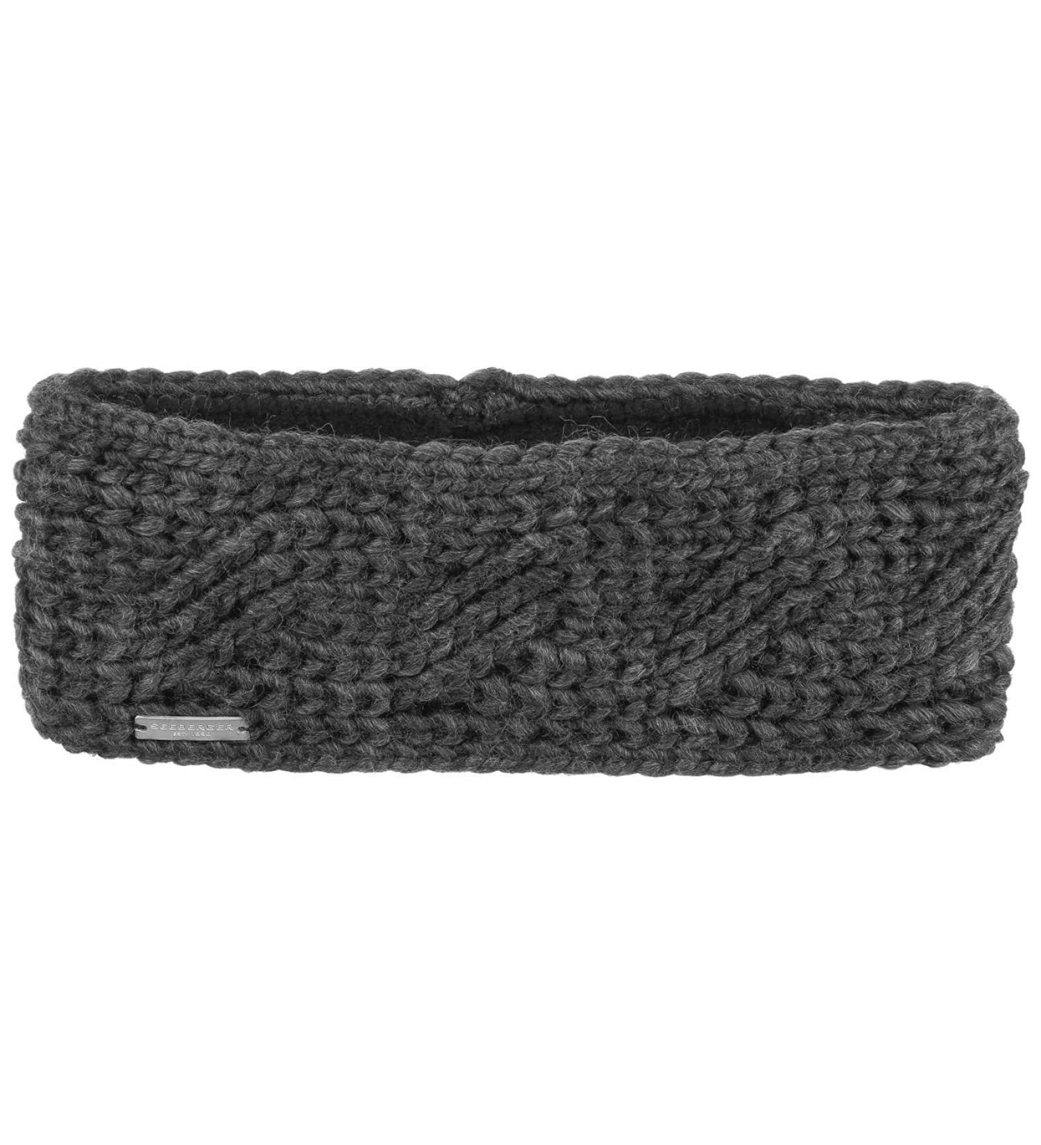 Seeberger Javina Headband Ear Warmer - One Size Anthracite (55-61) | Stylish Ear Protection for Winter - Buy Online on GoSupps.com