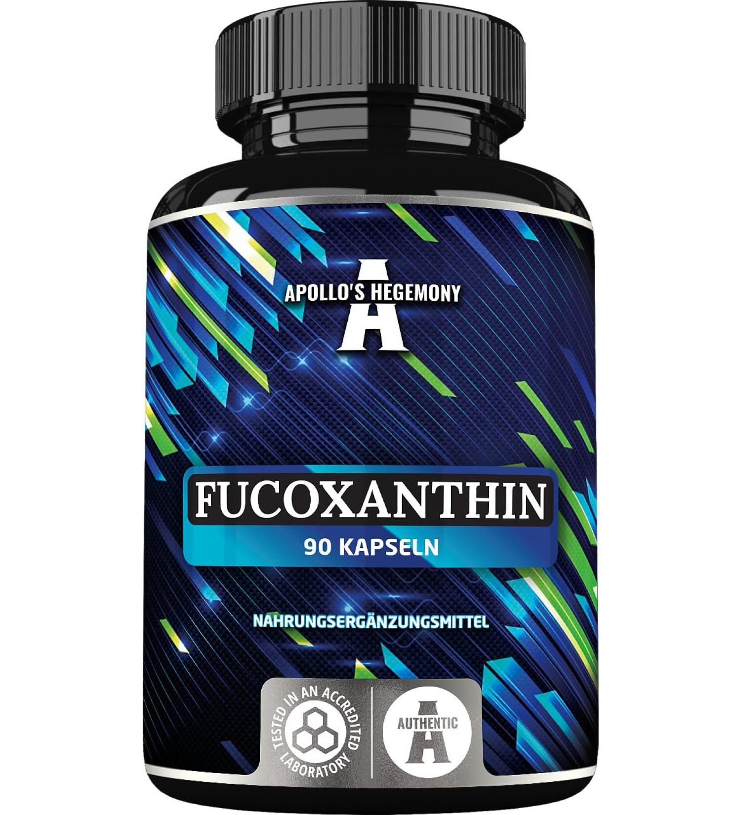 Fucoxanthin 50mg - Seaweed Extract for Healthy Weight Loss | 90 Vegan Capsules by Apollo's Hegemony - Natural Supplement - Buy Online on GoSupps.com