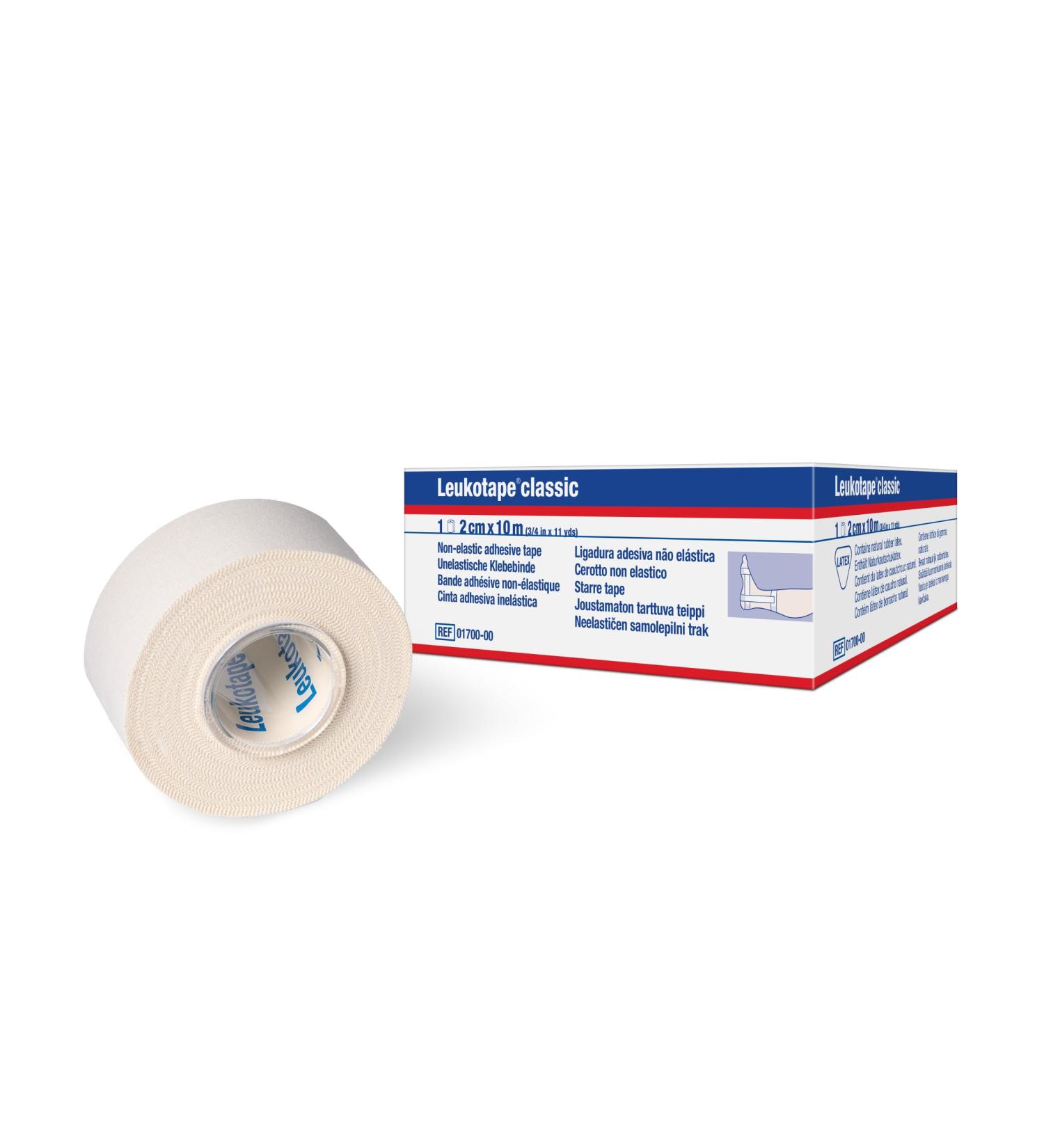 BSN Medical Leukotape Classic 2.0 cm x 10 m - High-Quality Athletic Tape for Injury Prevention - International Shipping Available - Buy Online on GoSupps.com