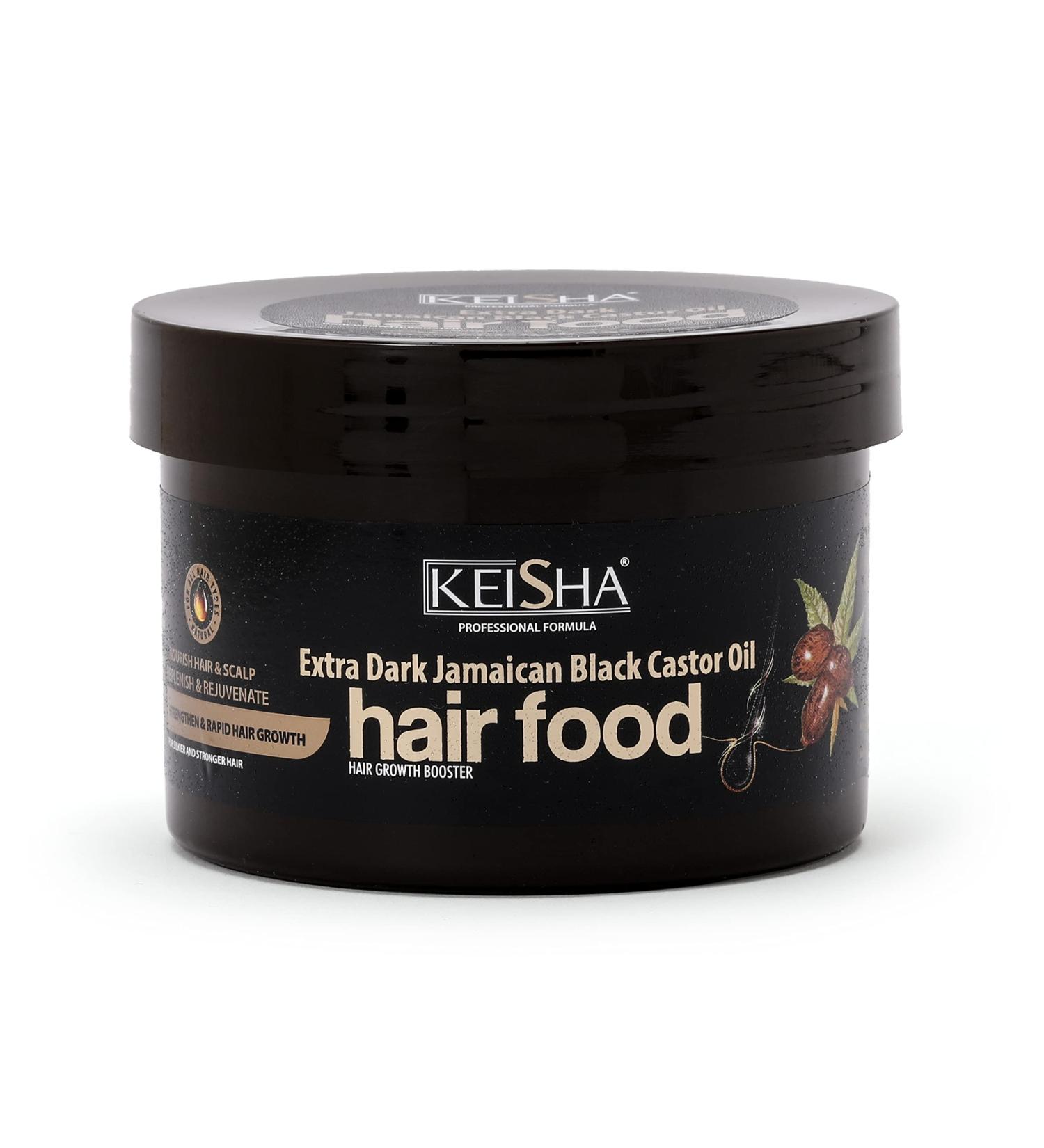 Keisha Extra Dark Jamaican Black Castor Oil Hair Food 250ml hair growth booster