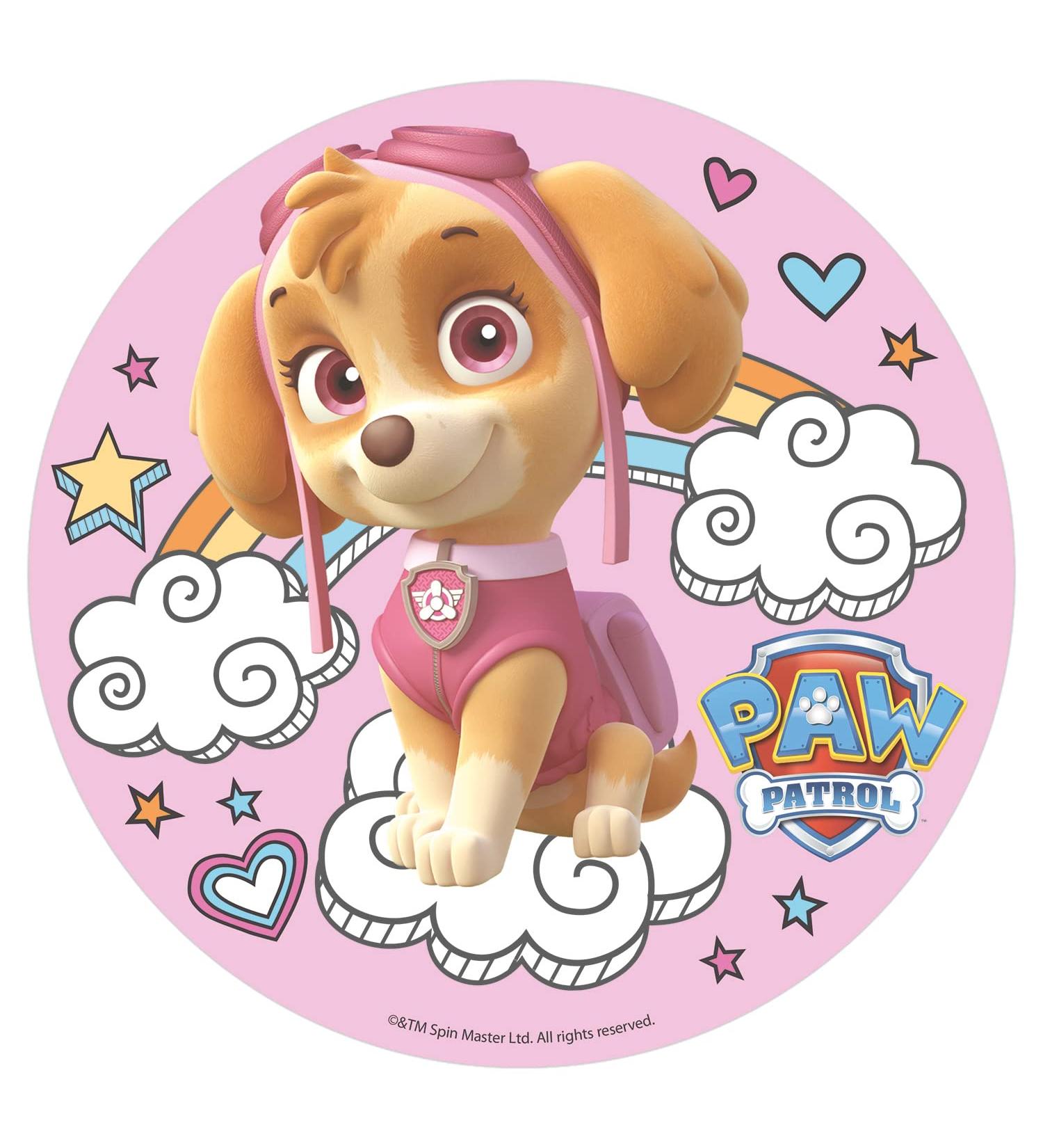 Dekora 160163 for PAW PATROL fans Round 20cm 8 inch Edible WAFER cake topper. Licensed Product. Dekora. - Buy Online on GoSupps.com