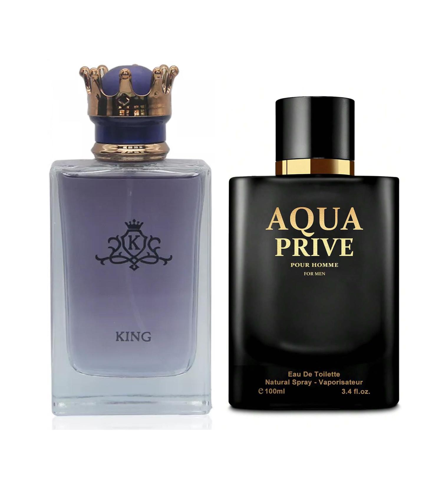 King&Aqua Men Cologne Set Eau De Parfum Spray For Men Fruity Notes Enriched By A Strong Woody Based Fragance Ideal for Day Wear - 3.4 Fl Oz - Buy Online on GoSupps.com