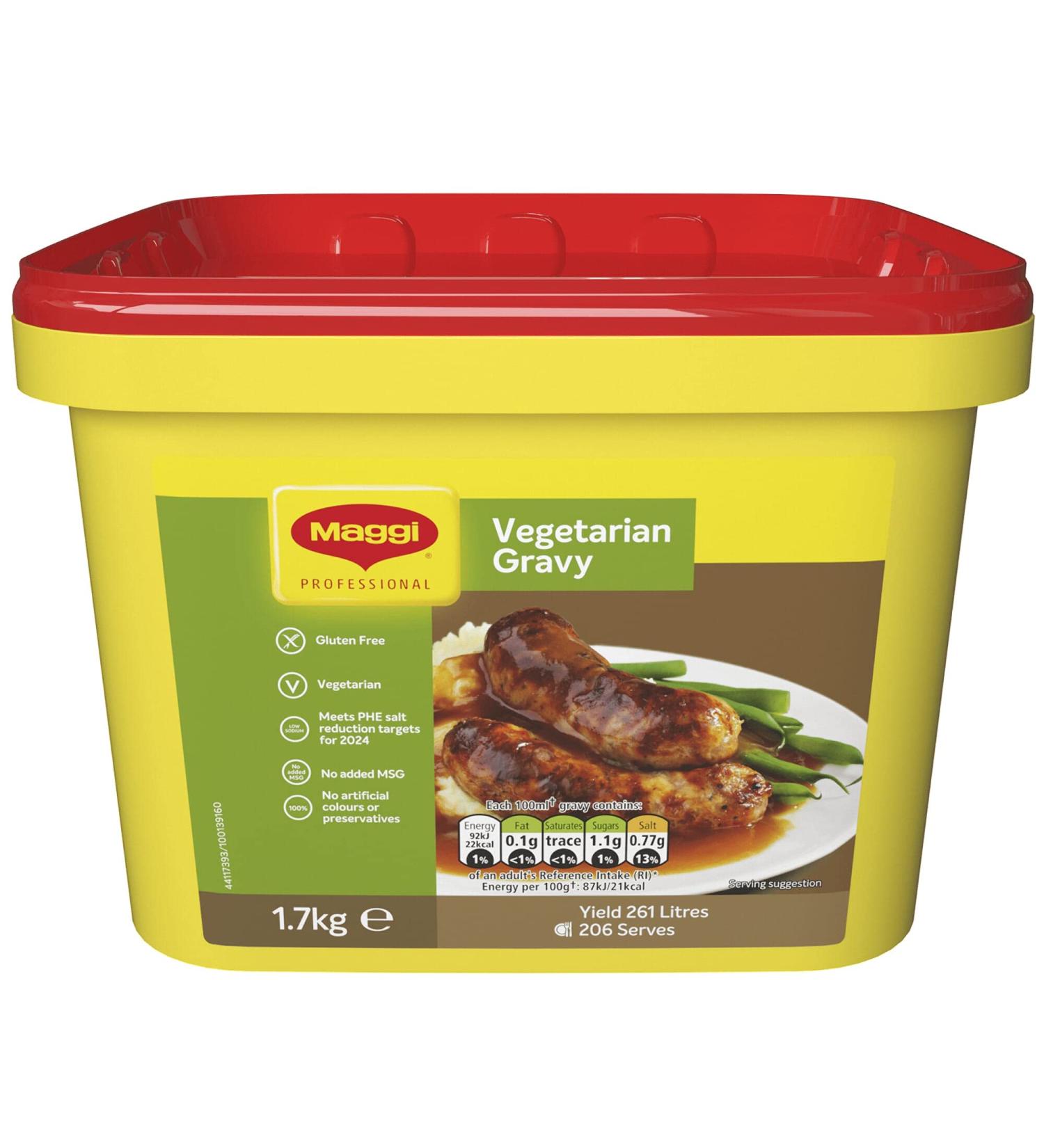 Maggi Gluten Free Vegetarian Gravy Mix - 2x1.7kg