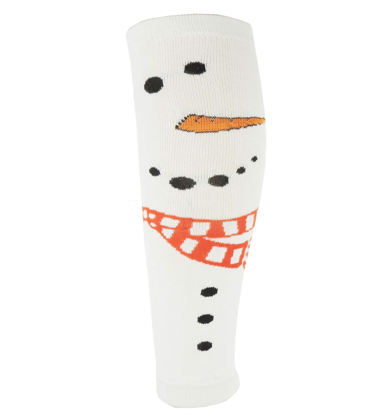 Glamour Girlz Kids Children Babies Toddlers Boys Girls Warm Winter Dance 80s Fancy Dress Costume Halloween Christmas Leg Warmers 6 9 Months to 1 2 3 4 5 6 Years White Red SNowman