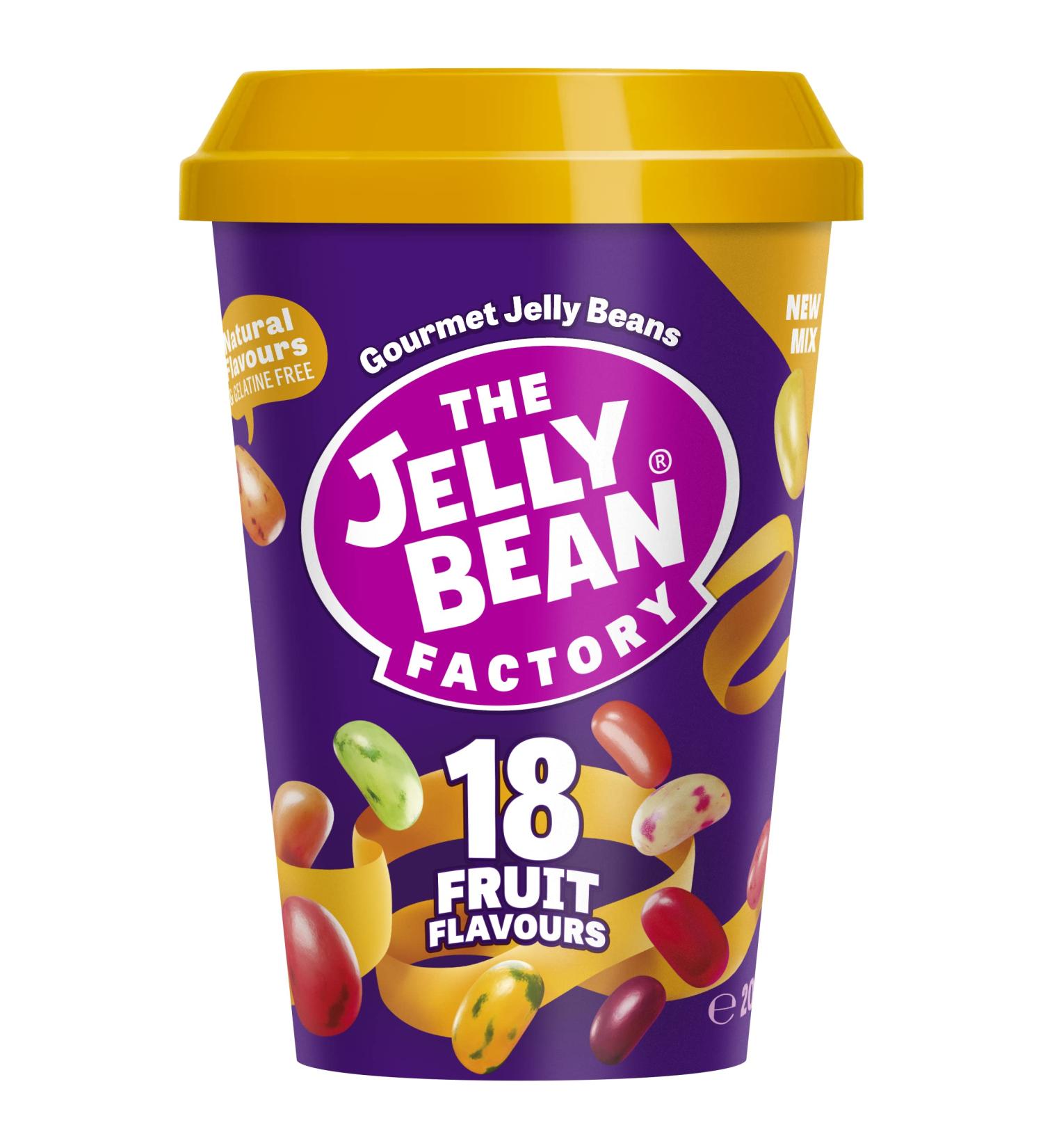 The Jelly Bean Factory Fruit Mix Flavours Cup 200g x 12