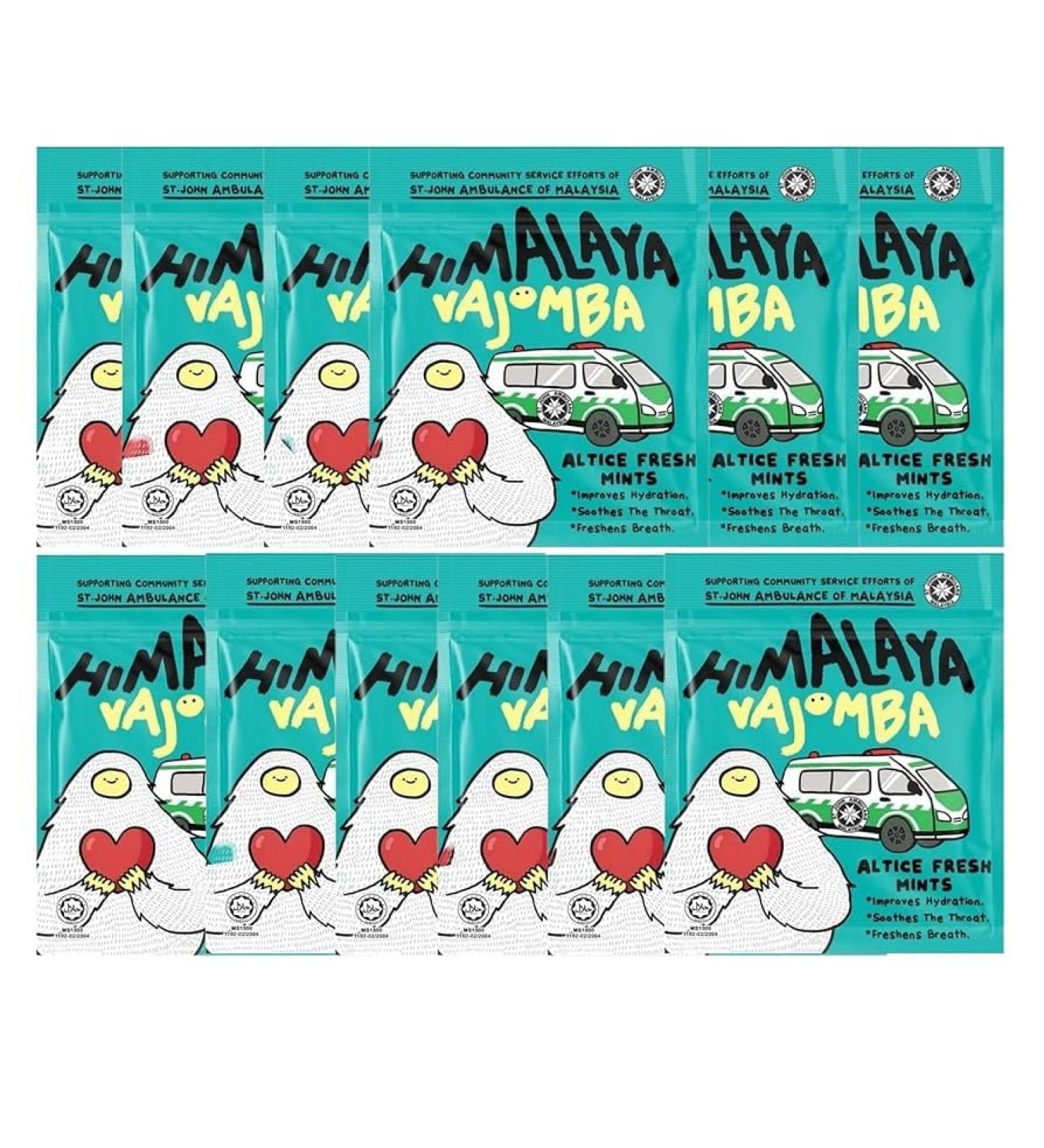 Bonbons Sal s Altice Fresh Himalaya Sports - 12 Sachets de 15g - Confiserie Rafra chissante Sport - Bonbons Fra cheur Intense Naturelle - Buy Online on GoSupps.com