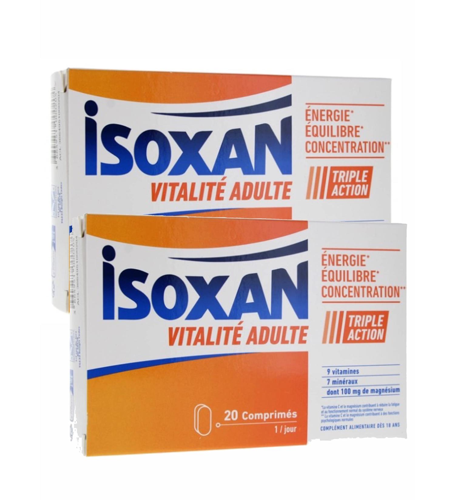ISOXAN ADULT 20 TABLETS - Pack of 2 Boxes of 20 Tablets (2) - Buy Online on GoSupps.com