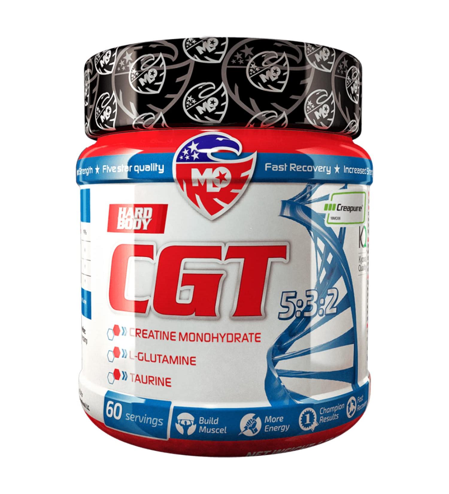 MLO CGT 5:3:2 Prowout Booster - Pure Creatine Creapure Powder L-Glutamine & Taurine - Vegan Gluten-Free Tasteless - 600g for Muscle Building - Buy Online on GoSupps.com