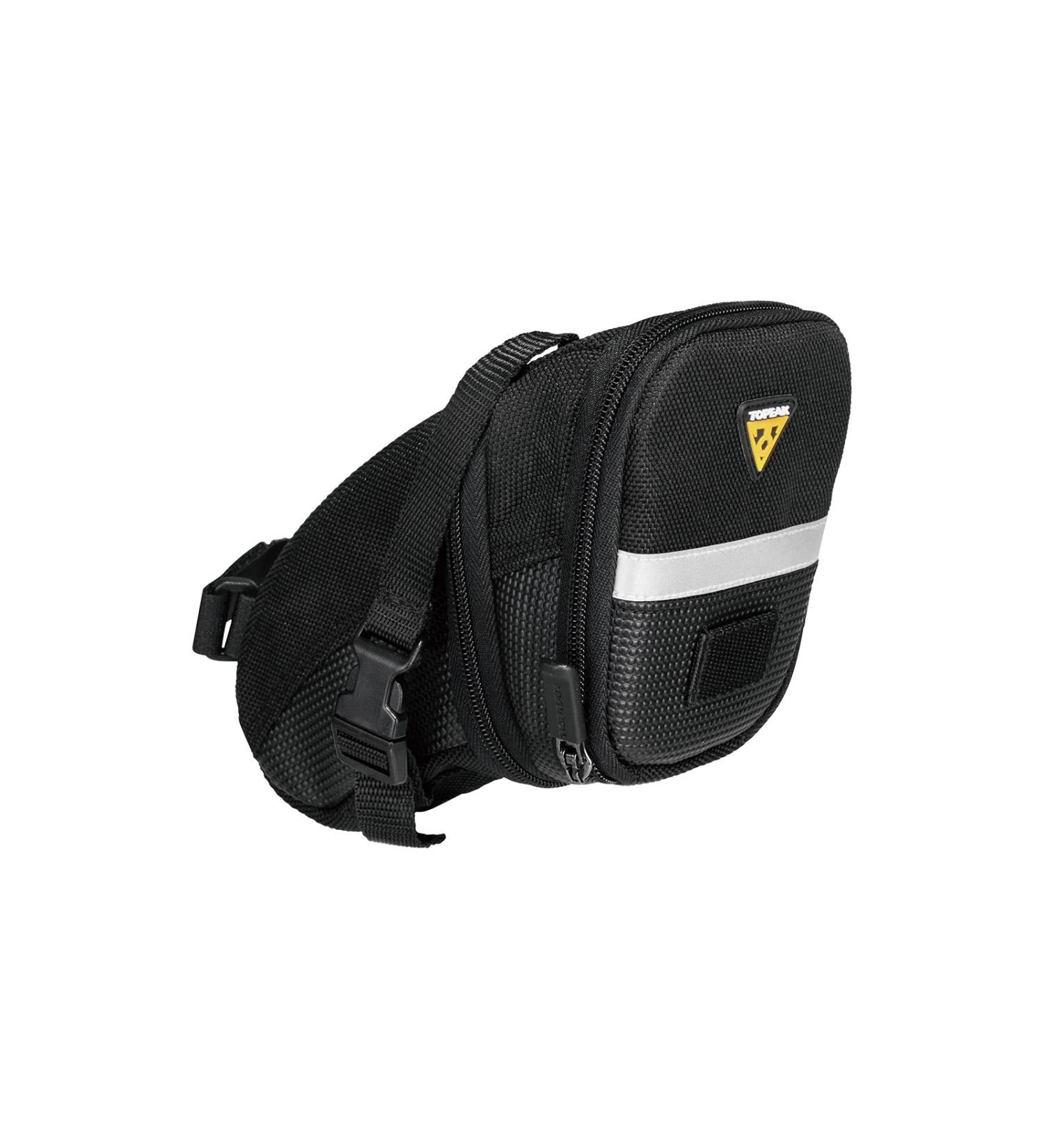 Buy TOPEAK Aero Wedge Pack Saddle Bag - 0.66L Black | Fastening Straps - International Shipping Available - Buy Online on GoSupps.com