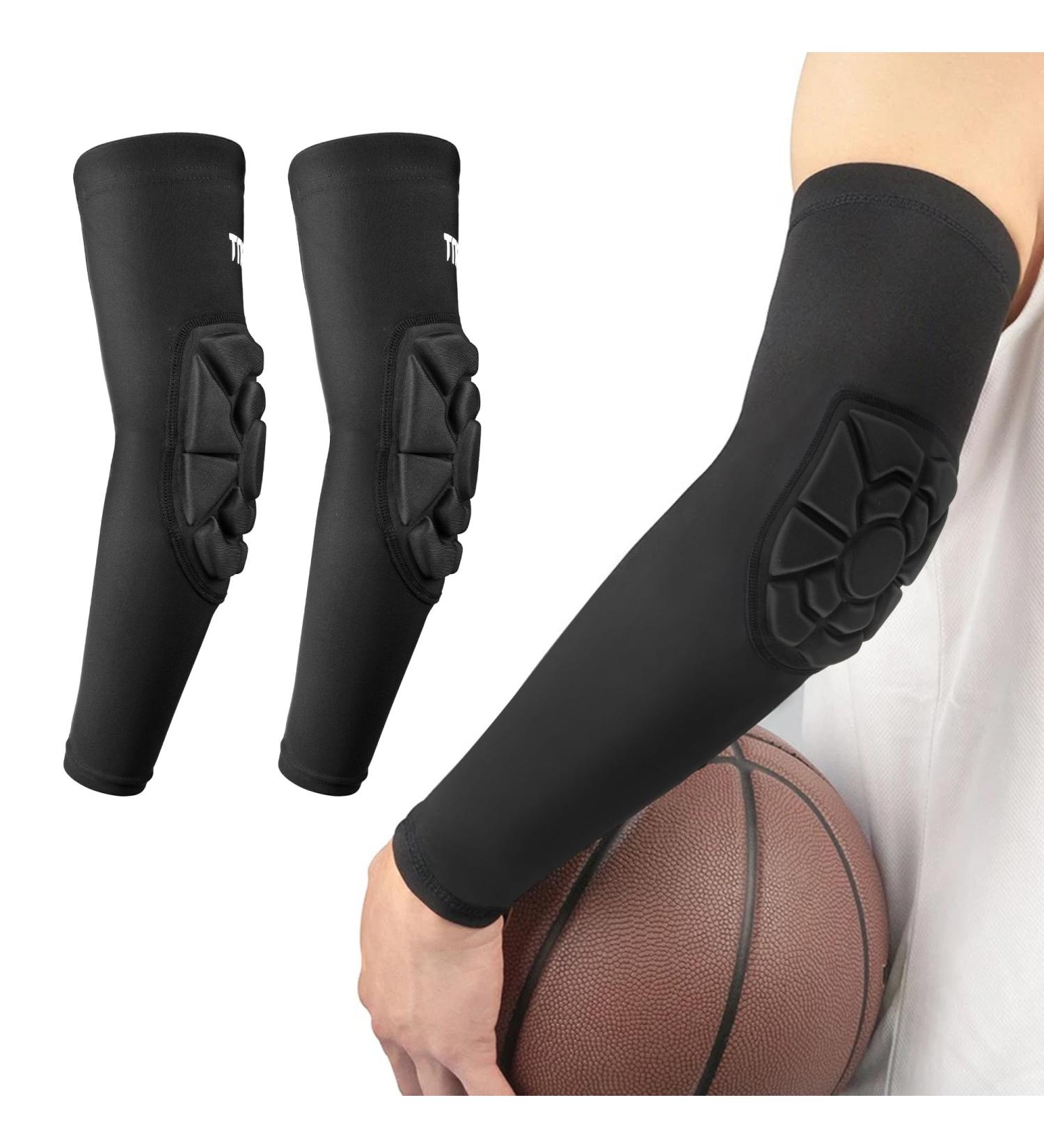 Elbow Pads for Men & Women - Compression Sleeve Arm Support for Basketball Wrestling Football Volleyball & Snowboarding Thickened Protective Gear - Buy Online on GoSupps.com