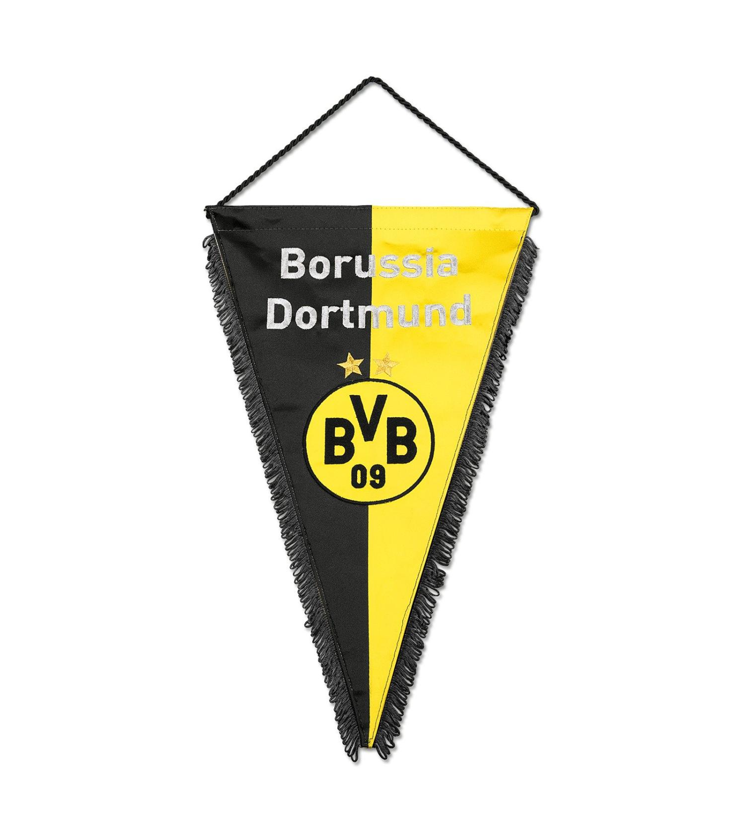 Borussia Dortmund silk pennant with BVB logo one size