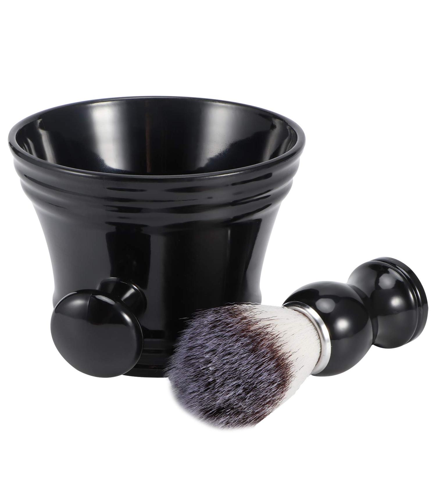Premium Men's Beard Care Set - Razor Brush Shaving Soap & Hair Razor for Gentle Grooming | International Shipping - Buy Online on GoSupps.com