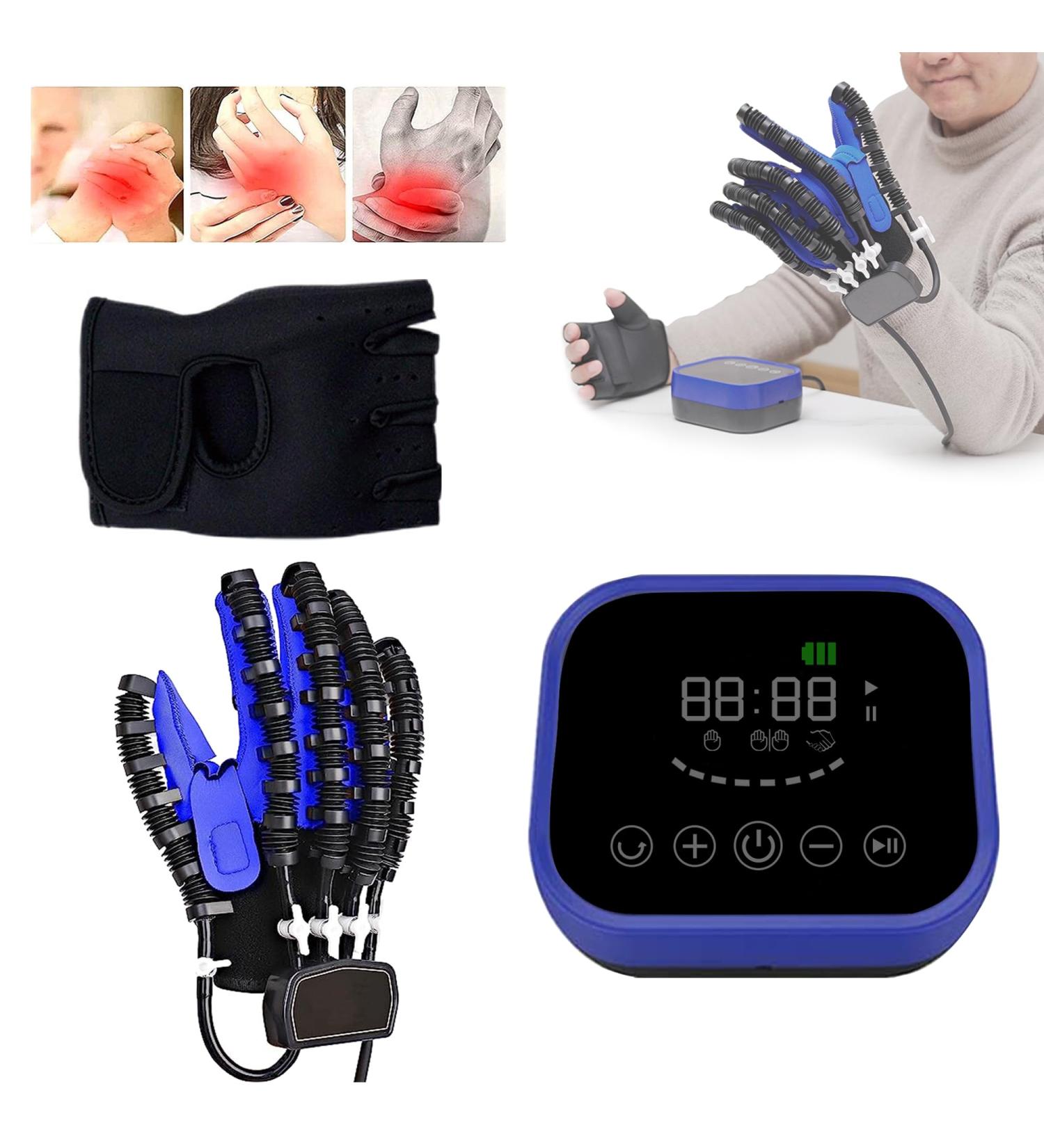 Rehabilitation Robot Gloves for Stroke Recovery | Hand Splint Orthosis for Hemiplegia & Arthritis | Finger Rehab Equipment (Left Hand-M - Buy Online on GoSupps.com