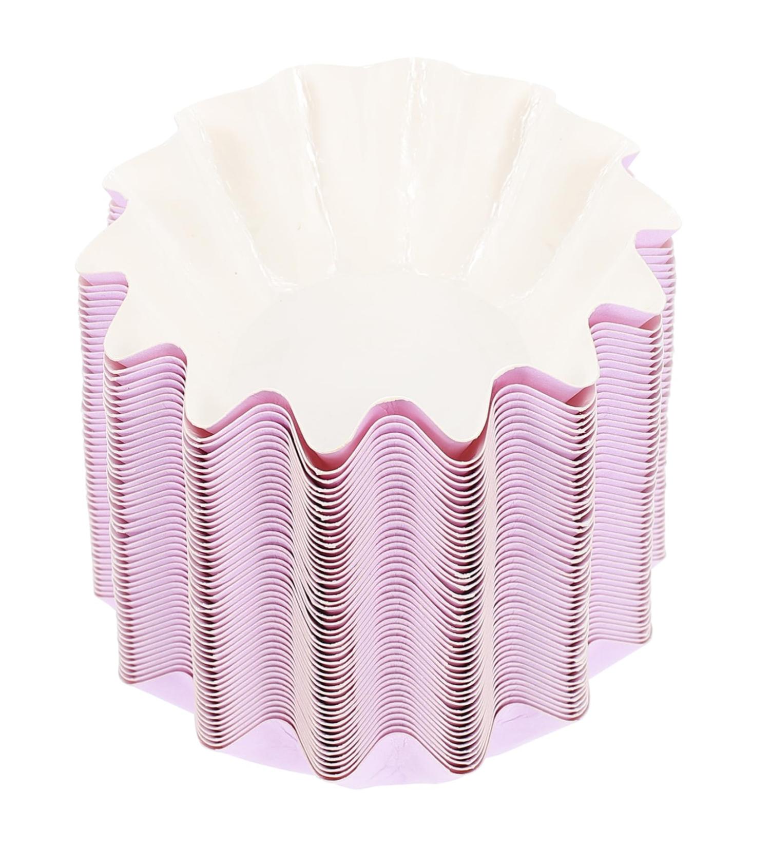 Warmhm 50 Pack Wax Paper Cups for Candles | PET-Coated Violet Purple 8.9x8.5x2.8cm | Ideal for Wax Melting Warmers - Buy Online on GoSupps.com