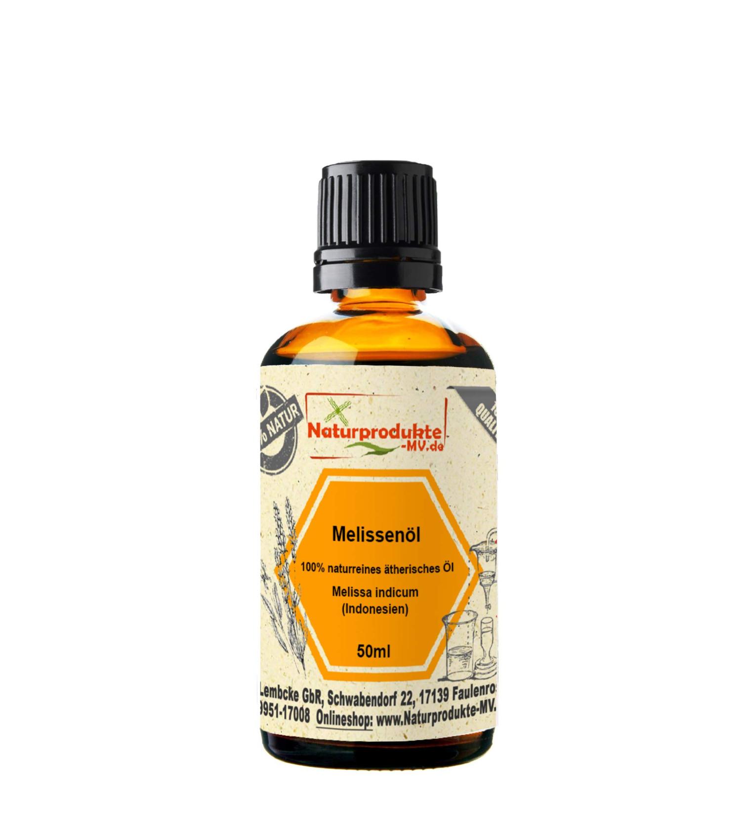 Lemon balm oil (50 ml) 100% pure essential lemon balm oil