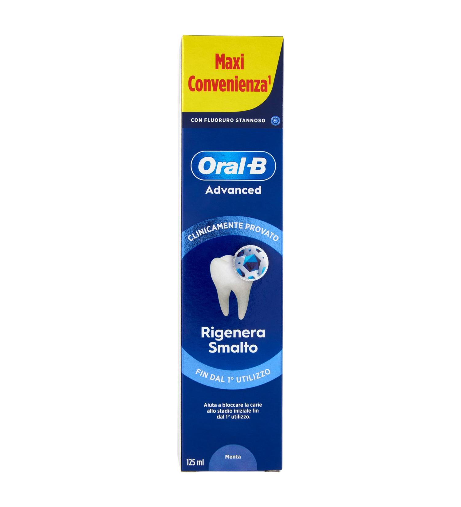 Oral-B Oral-B Advanced Toothpaste Regenerates Enamel Peppermint & Eucalyptus Flavor 125 ml Advanced Sensitivity Protection 125 ml