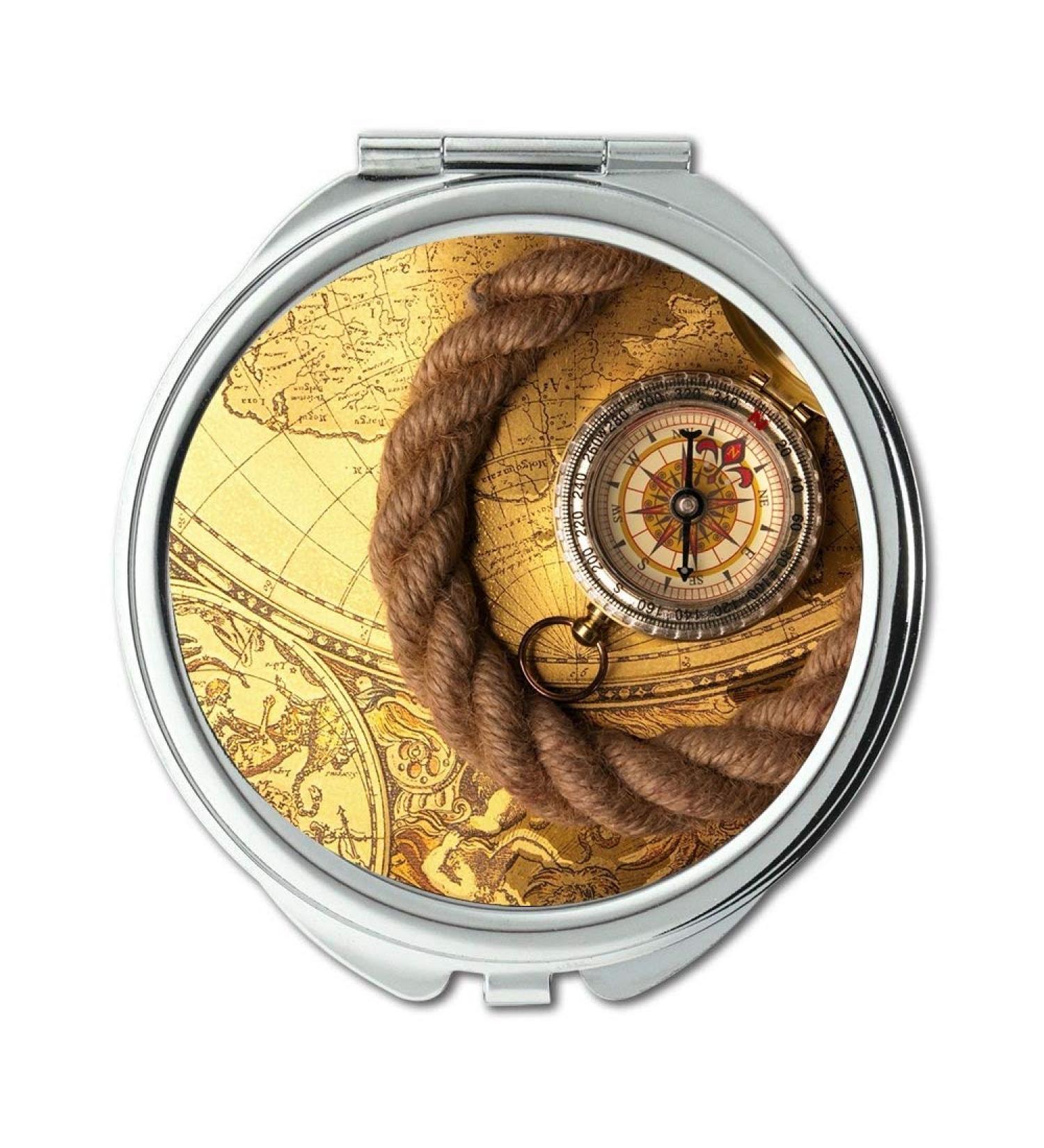 Mirror Travel Mirror Map Wallpaper mapquest driving directions Pocket Mirror portable mirror - Buy Online on GoSupps.com