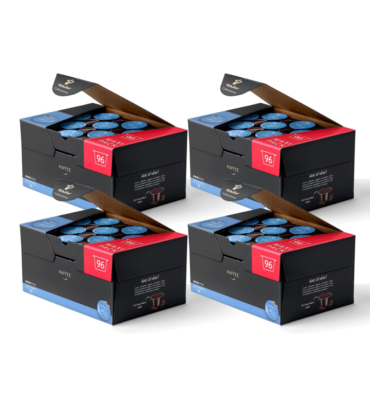 Buy Tchibo Cafissimo Coffee Filter Capsules - 384 Mild Pods | Sustainable & Fair Trade Coffee - International Shipping Available - Buy Online on GoSupps.com