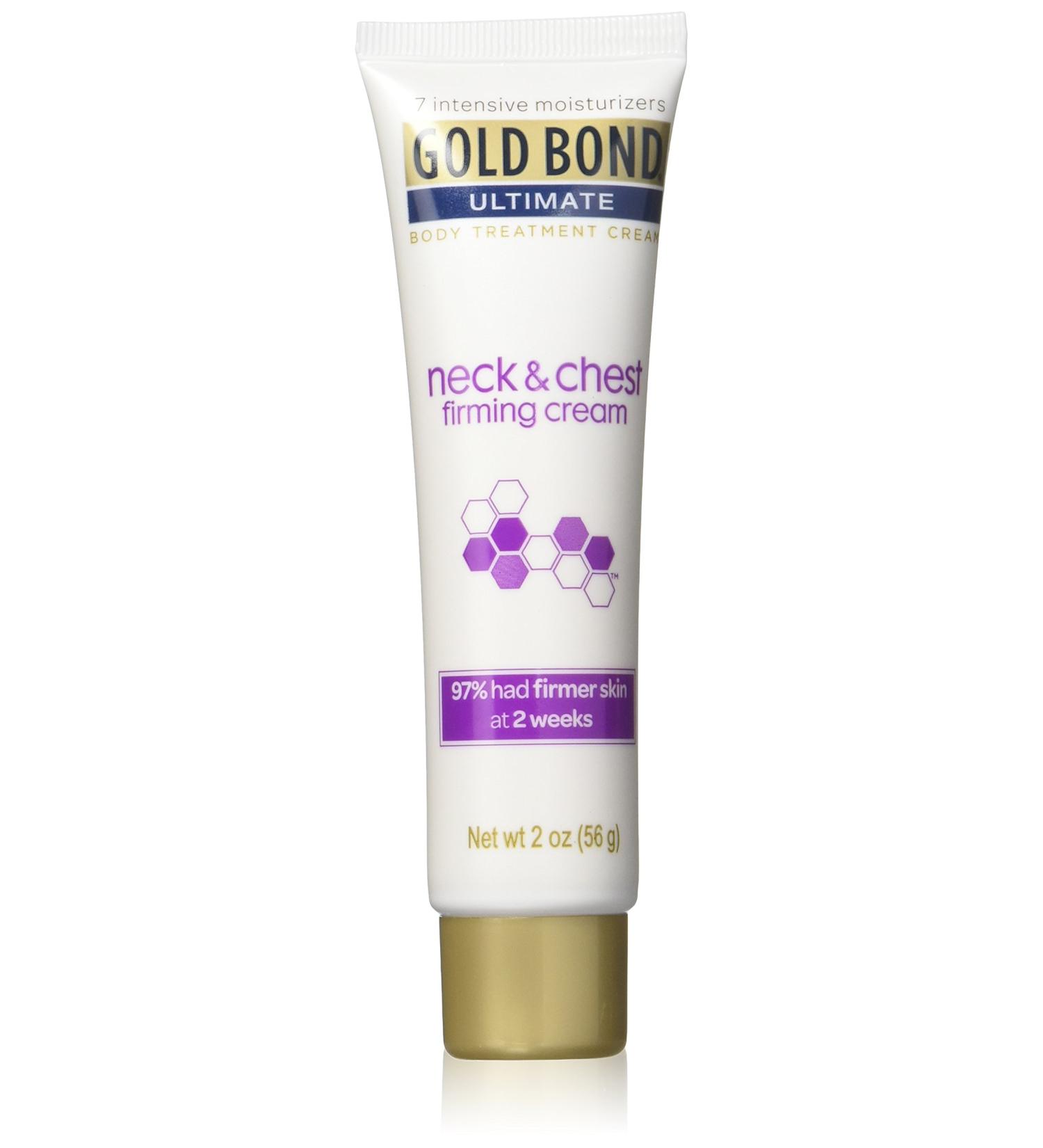 Gold Bond Ultimate Firming Neck & Chest Cream - 2 Oz (Pack of 2) | Lifts & Tones Skin | Anti-Aging Formula - Buy Online on GoSupps.com