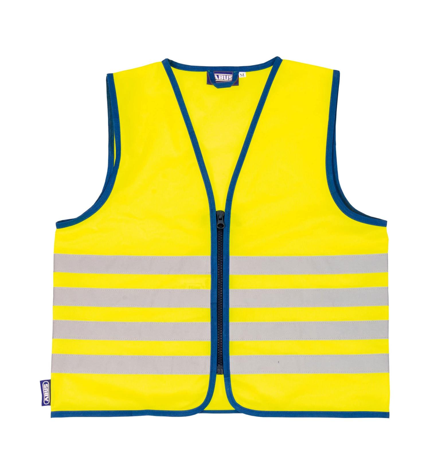 Buy Abus Children's Warning Lumino Reflex Vest for Kids - Improved Visibility Day & Night - Zippered Security Vest in Yellow - Buy Online on GoSupps.com