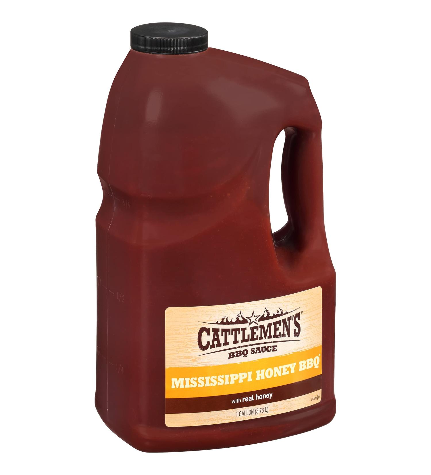 Cattlemen's Mississippi Honey BBQ Sauce 1 gal - Bulk Gallon Container, Perfect for Dipping and BBQ Recipes - Buy Online on GoSupps.com