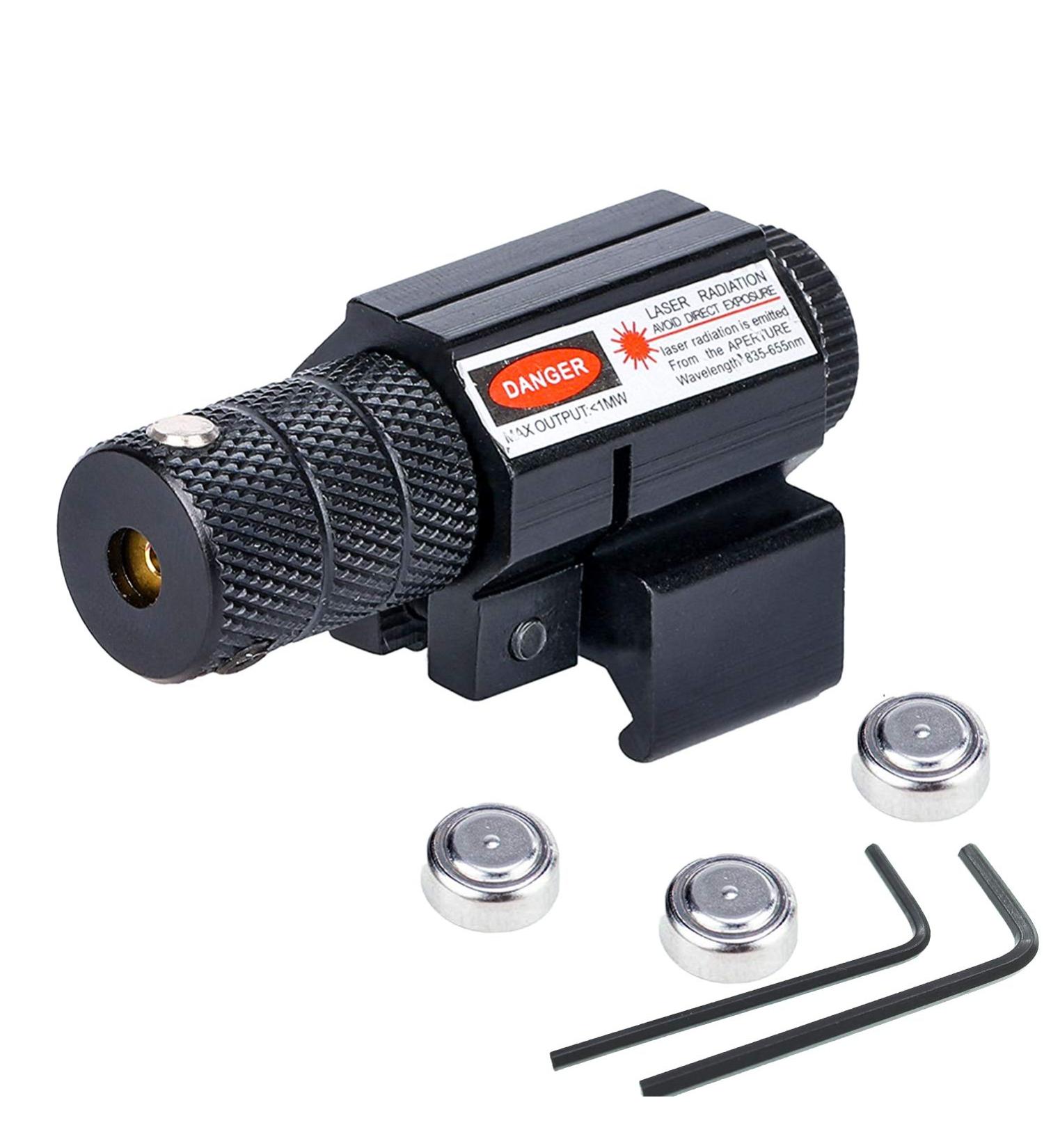 Viiko Red Laser Dot Sight Scope for Rifles and Pistols with Picatinny Mount - Buy Online on GoSupps.com