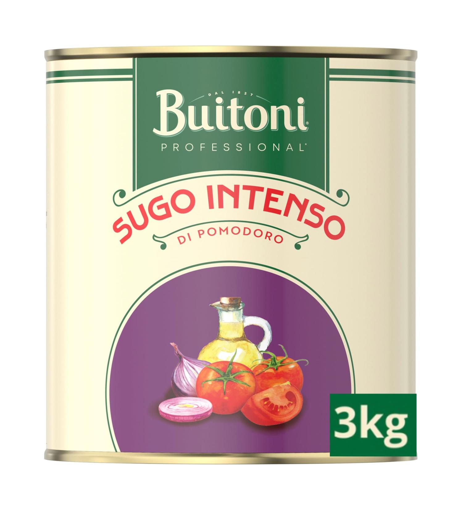 BUITONI Sauce Tomate Intense 3kg - Avec Morceaux - Concentr e aux Oignons - Pr te- -l'Emploi - D j Assaisonn e - Tomates 100% Espagnoles - Sugo Intenso di Pomodoro - Bo te de 3 Kg Sauce tomate concentr e aux oignons 3kg - Buy Online on GoSupps.com