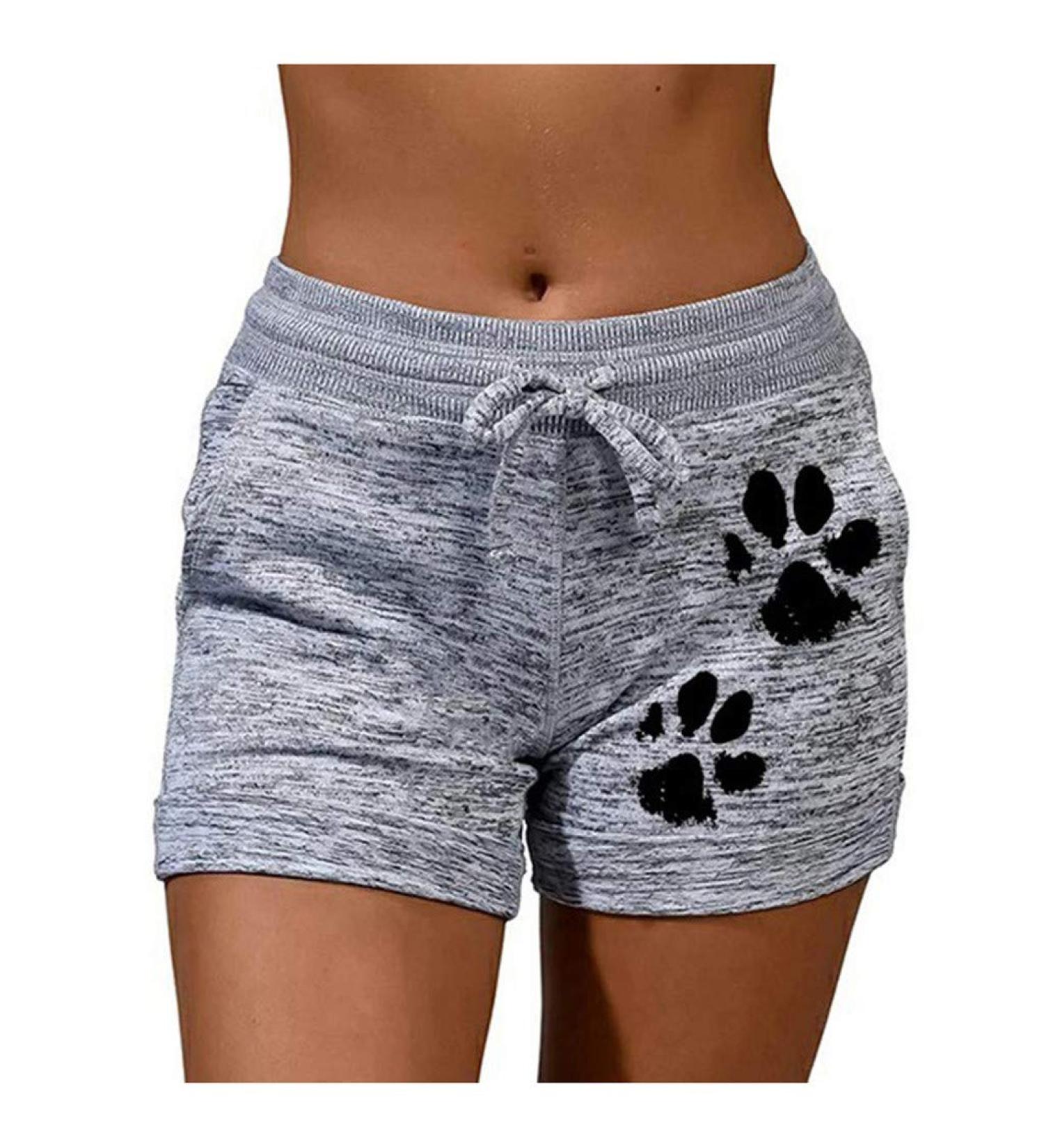 Ronony Women's Sports Shorts - Yoga Running and Fitness Sweatpants | XL Gray Jogging & Pajama Shorts - Buy Online on GoSupps.com