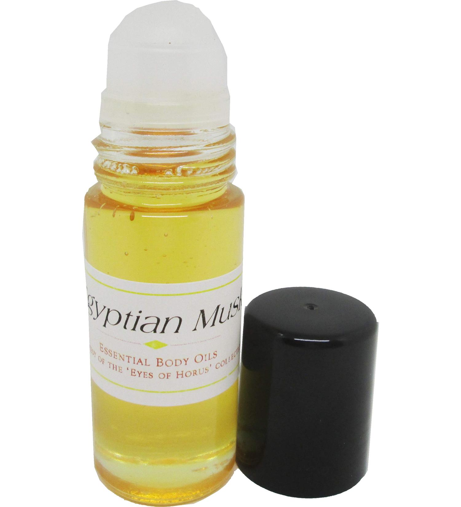 Egyptian Musk Scented Body Oil Fragrance Roll-On - Gold - 1 oz. - ID#6306 1 Fl Oz (Pack of 1)
