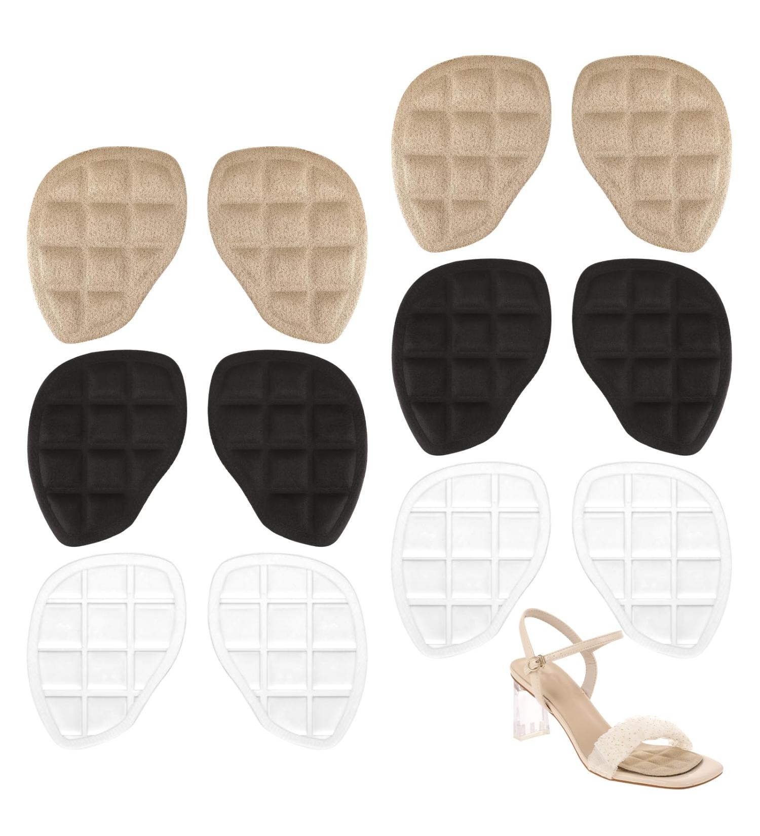 6 Pairs Metatarsal Pads for Women | Anti-Slip Ball of Foot Cushions for Pain Relief & Bunion Support - Buy Online on GoSupps.com