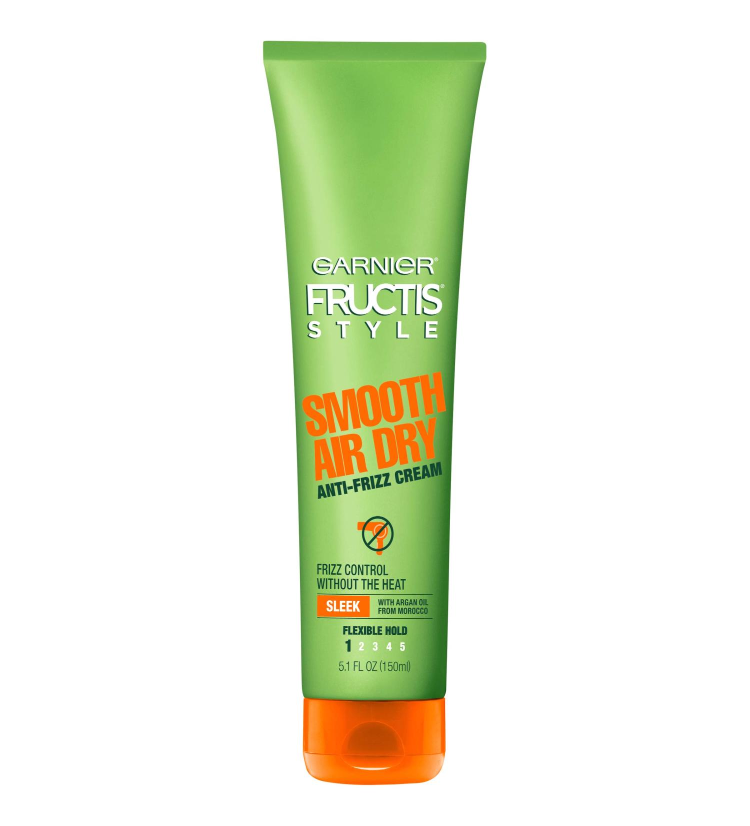 Garnier Fructis Style Smooth Air Dry Anti-Frizz Cream 5.1 fl. oz - Sleek Finish | Pack of 1 - Buy Online on GoSupps.com