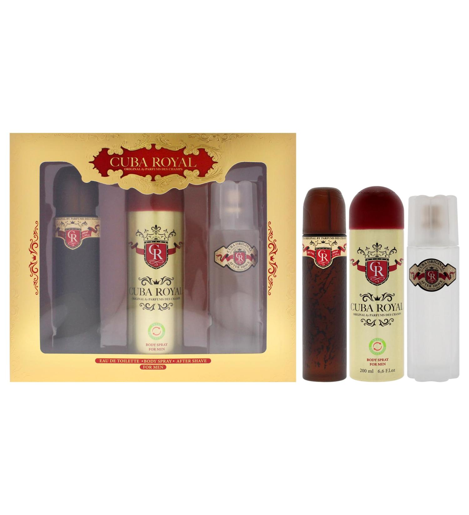 Cuba Royal by Cuba 3 Piece Gift Set for Men 1 Count (Pack of 1) - Buy Online on GoSupps.com