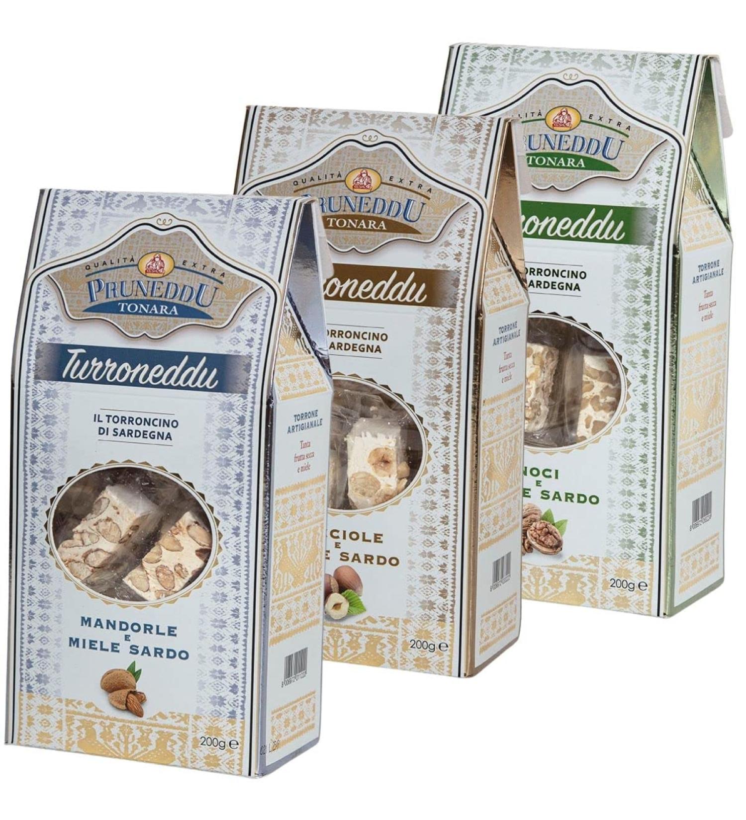 Shop La Vela Pleasure World Gift Set - Handcrafted Sardinian Torrone (Almond Hazelnut Walnut) | Premium White Nougat with Honey | International Shipping Available - Buy Online on GoSupps.com