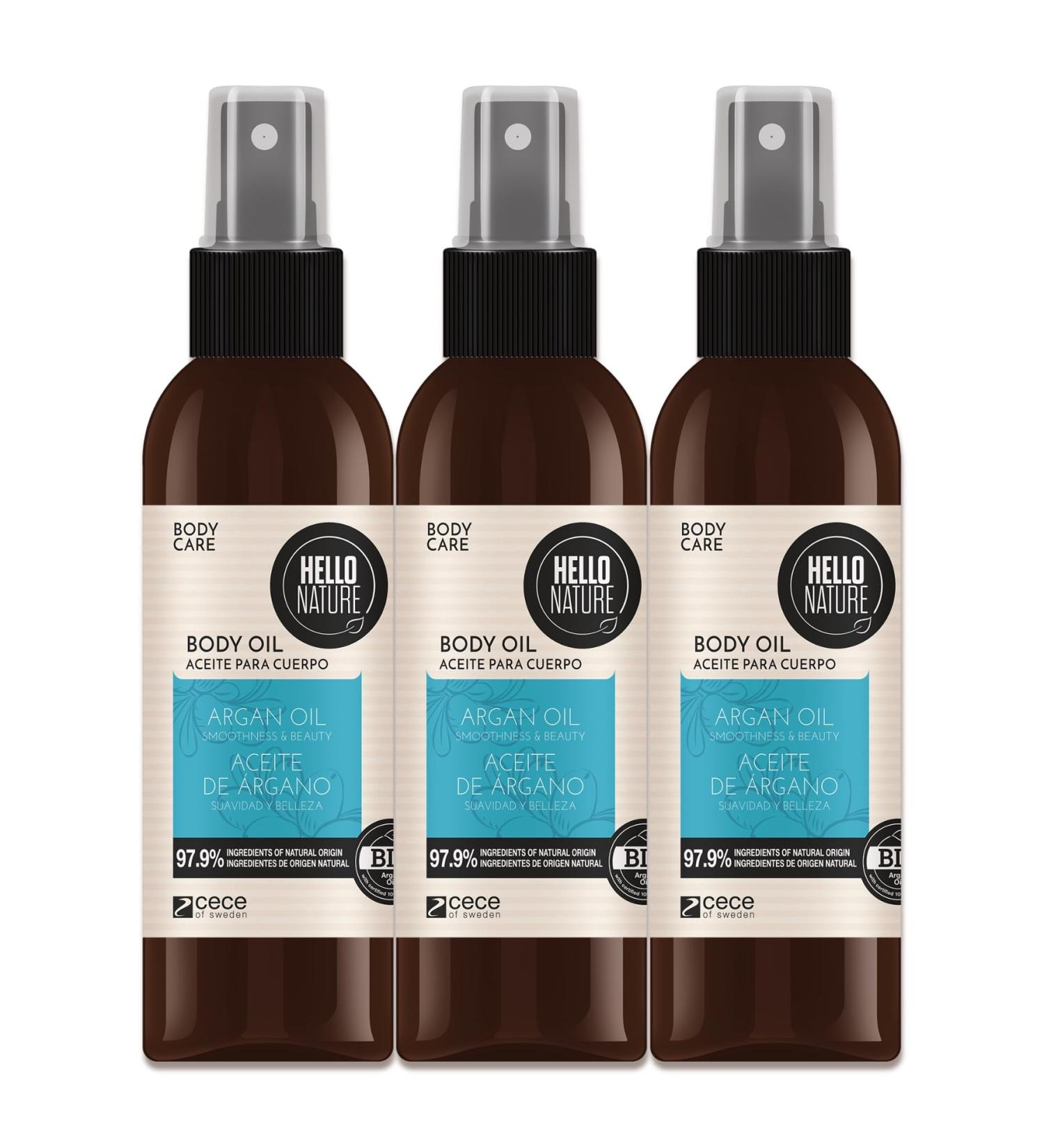  P-Beauty Cosmetic Accessories P-Beauty Natural Cosmetic Body Oil with organic argan oil vitamin E and almond oil for soft velvety skin - Moisturizing treatment - For dry skin - Vegan oil - Skincare - Buy Online on GoSupps.com