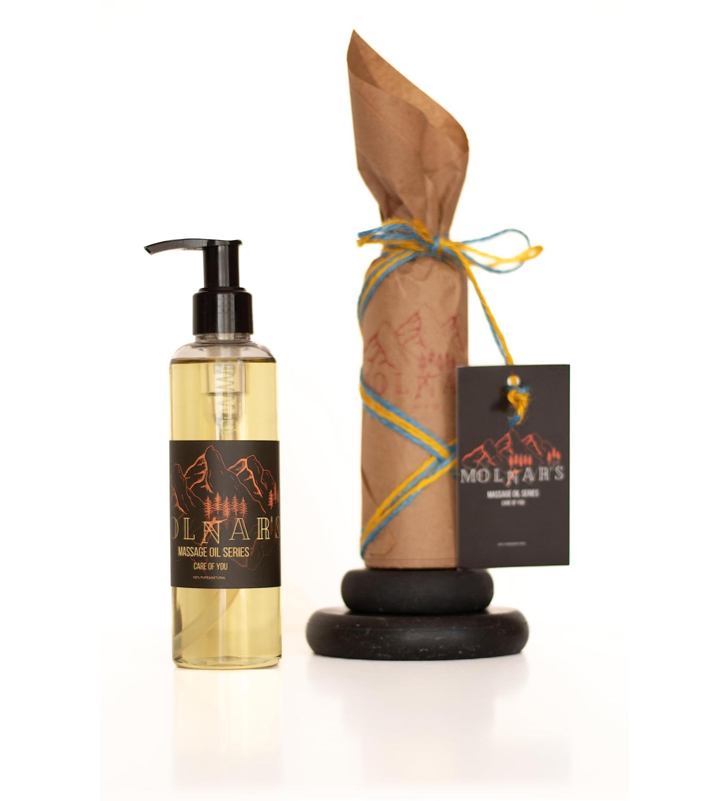 MOLFAR S Carpatian Handmade ECO Massage Oil - Original Ukrainian Recipe for All Skin Types - Buy Online on GoSupps.com